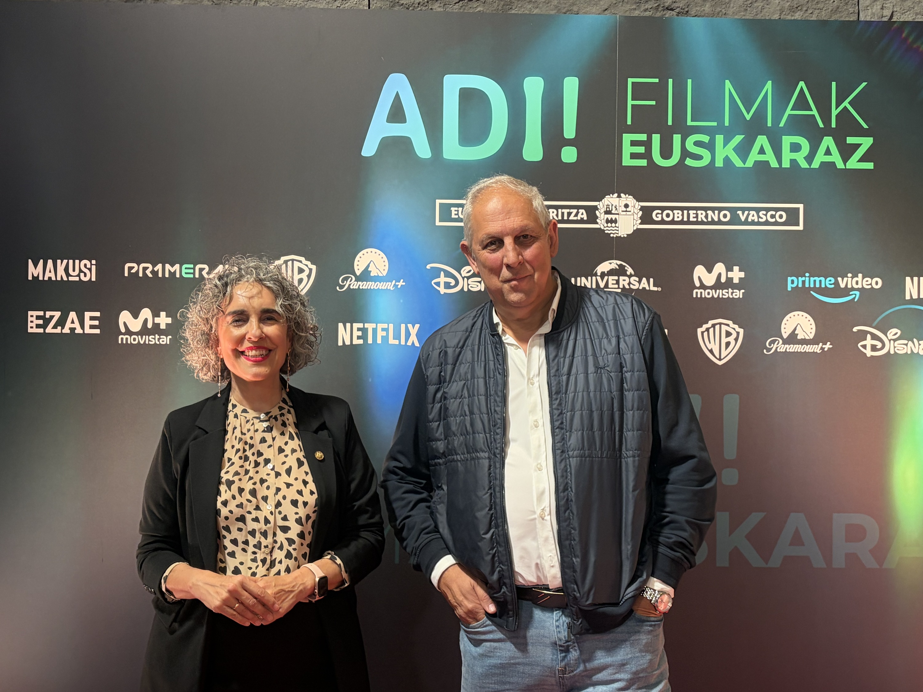 Ibone Bengoetxea lehendakariordea, Adi! Filmak Euskaraz asmoaren aurkezpenean. BERRIA