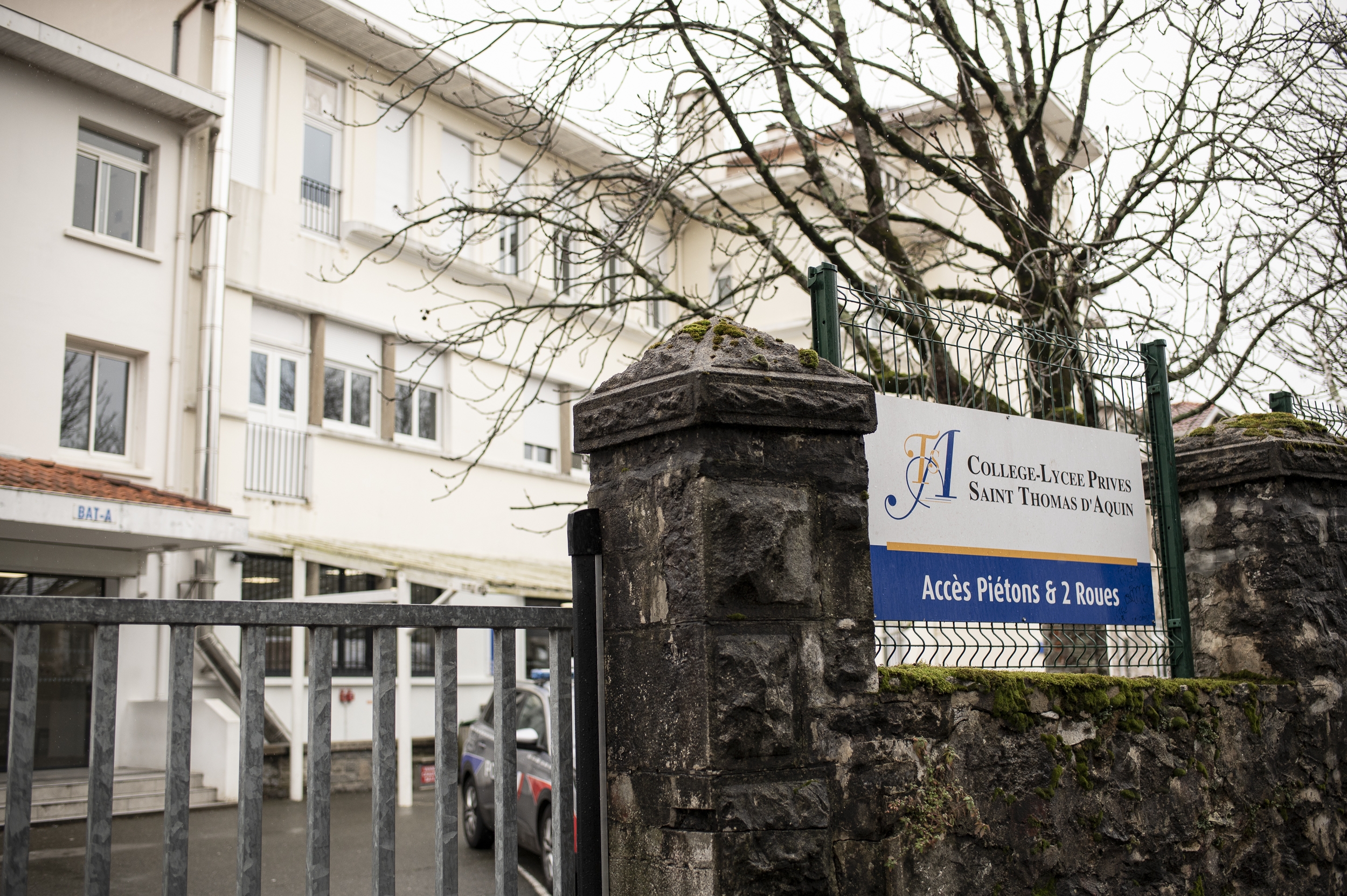 Tomas Akinokoa lizeoan izan zen hilketa. PATXI BELTZAIZ