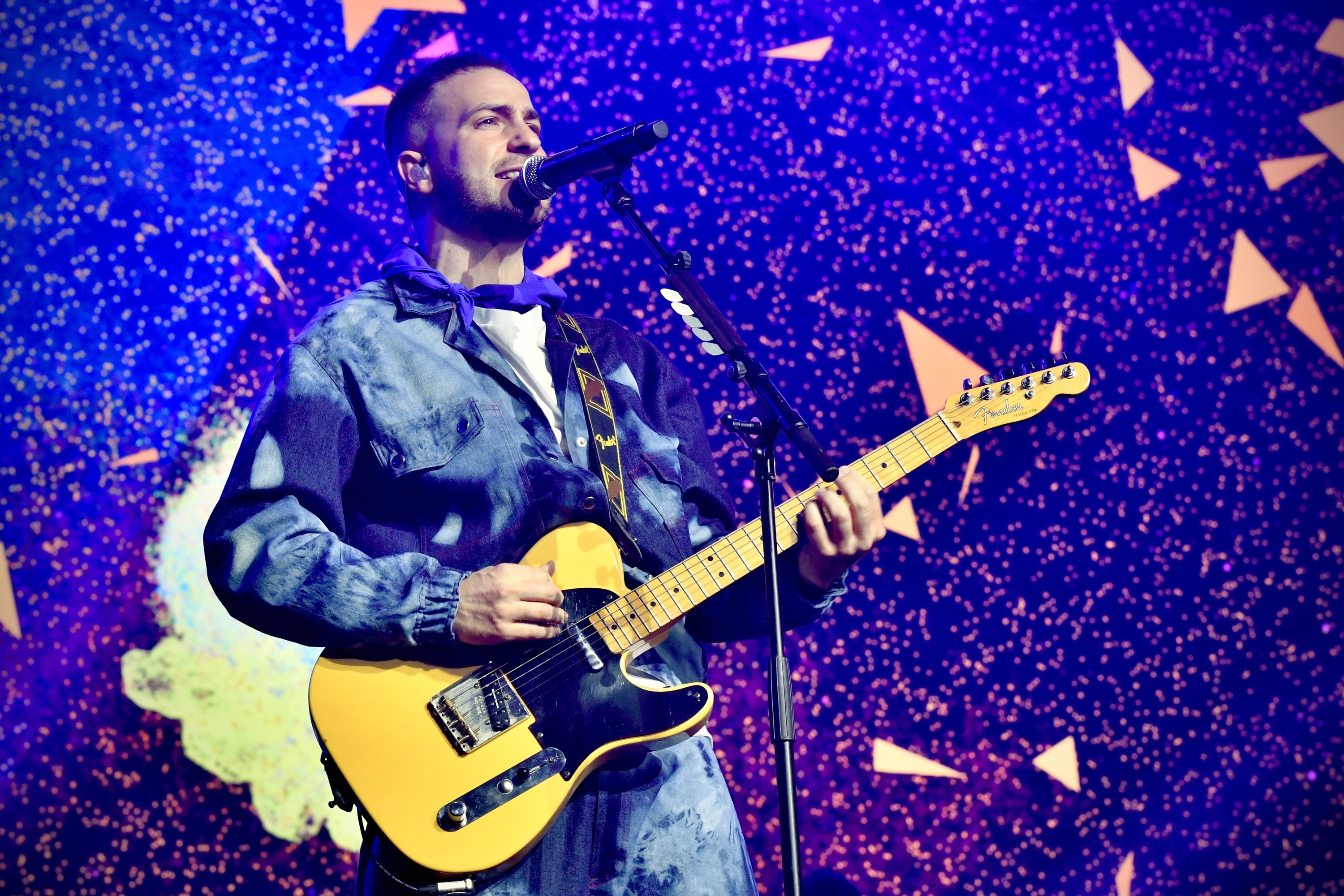 Iñigo Etxezarreta ETSko abeslaria, iazko martxoan BECen emandako kontzertuan. MIKEL MARTINEZ DE TRESPUENTES / FOKU