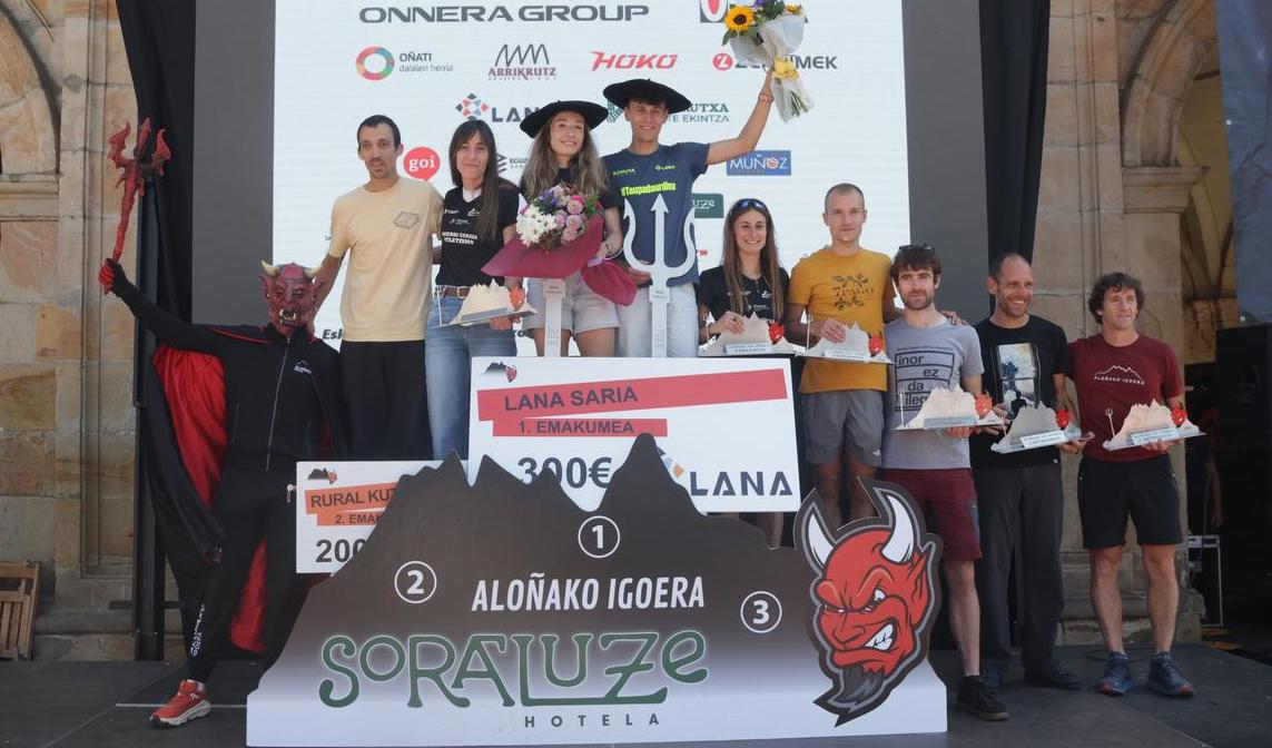 Aloñako Igoerako podiuma. GOIENA