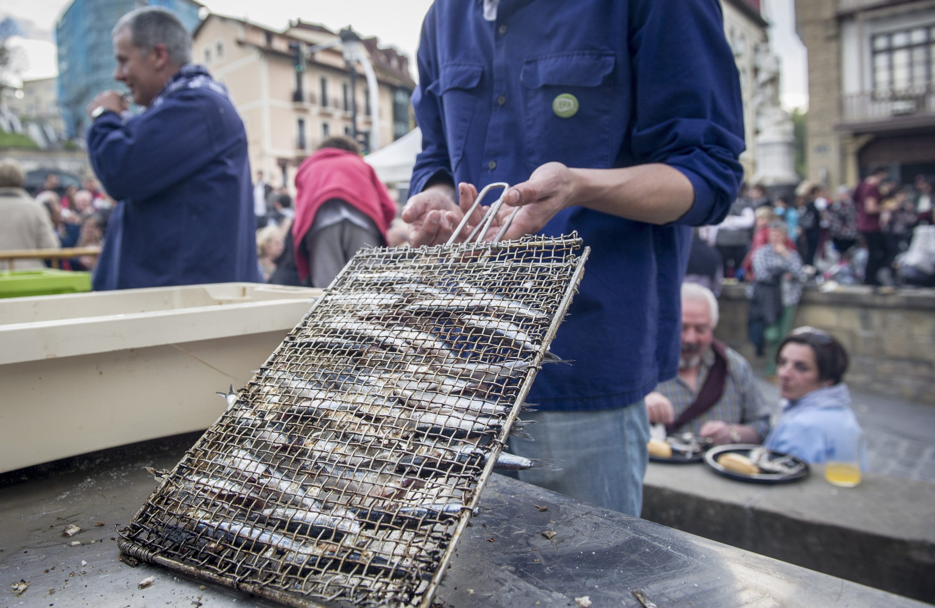 Getariako Antxoa Eguna, artxiboko irudi batean. GORKA RUBIO / FOKU