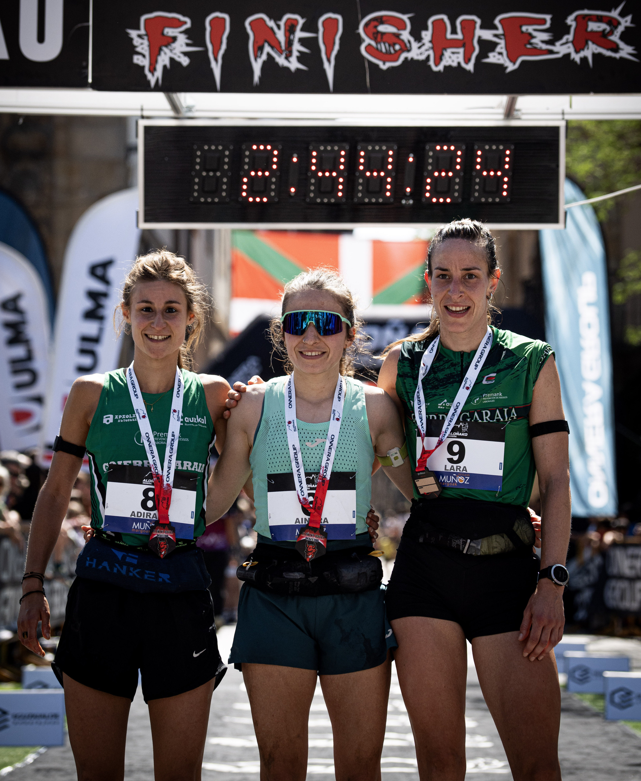 2026ko Aloñako igoerako hiru lehenak