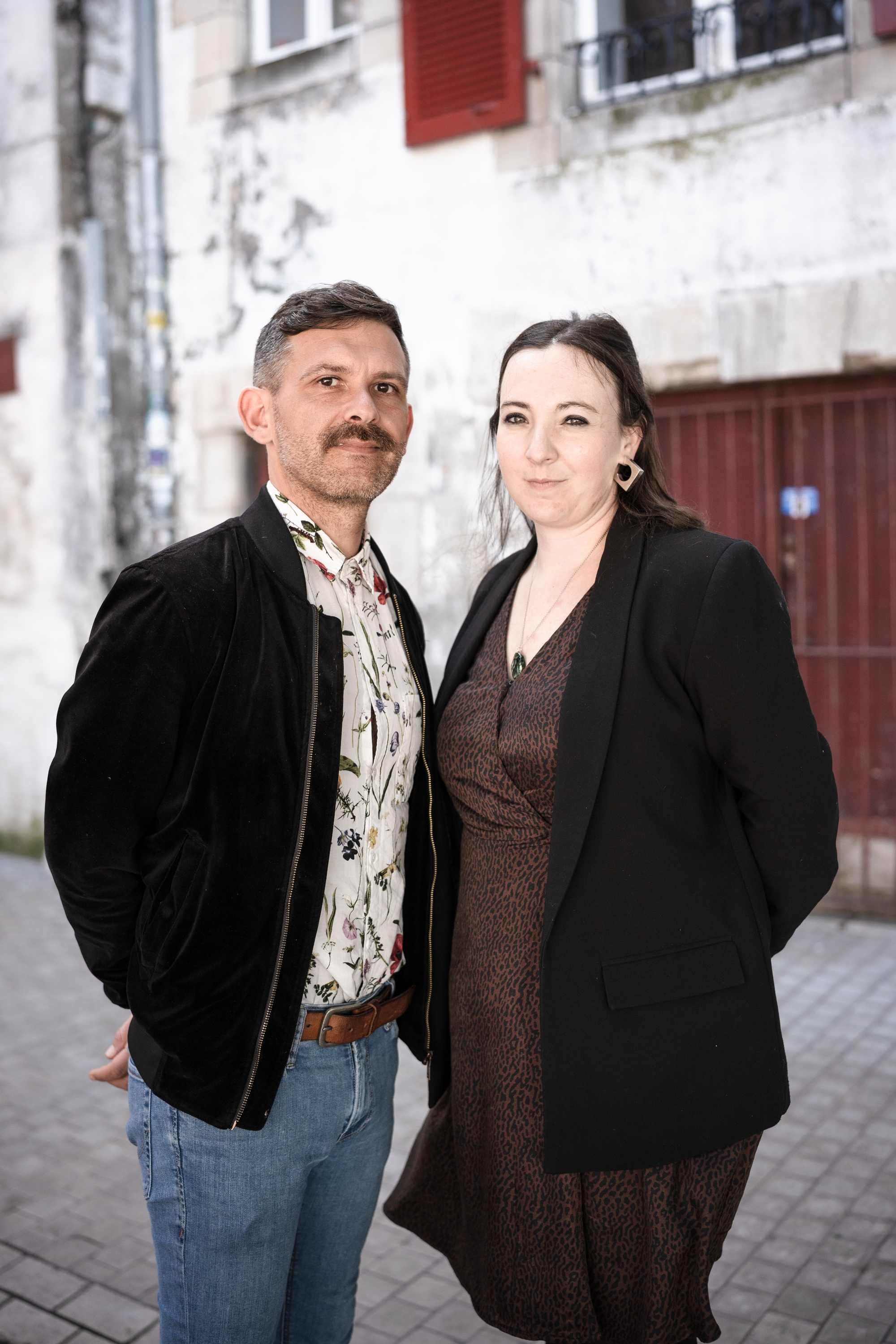 Francisco Sanchez eta Ilazki Ortego abokatuak, Baionan. NAHIA GARAT