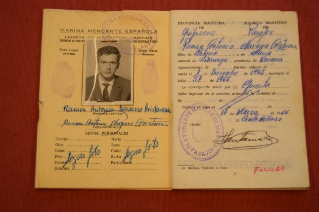 Roman Navarrorren nabigaziorako kartilla. ROMAN NAVARROK UTZITAKOA