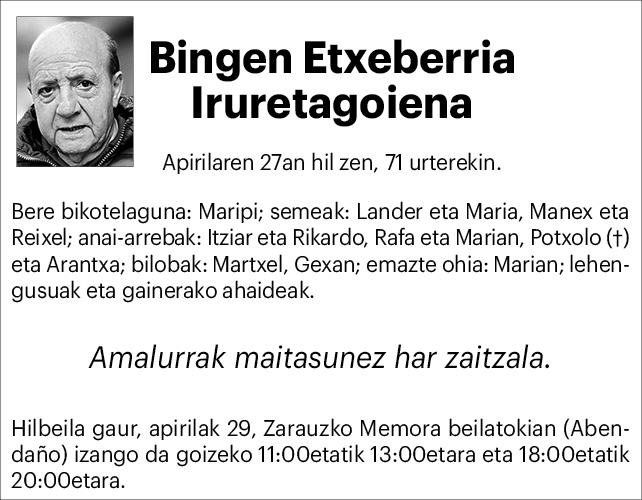Bingen Etxeberria 2x2