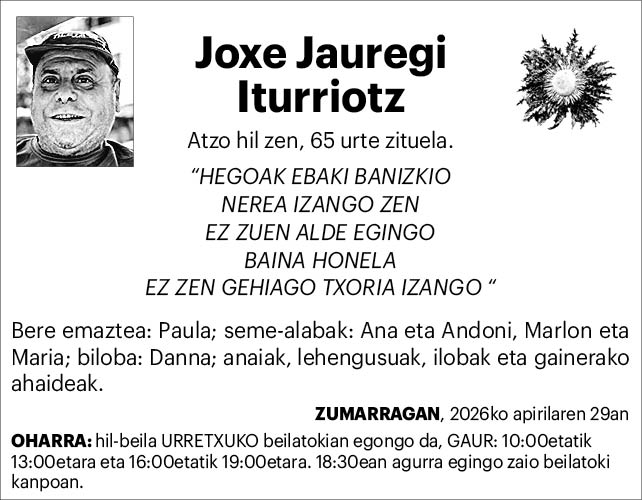 Joxe Jauregi Iturriotz 2x2