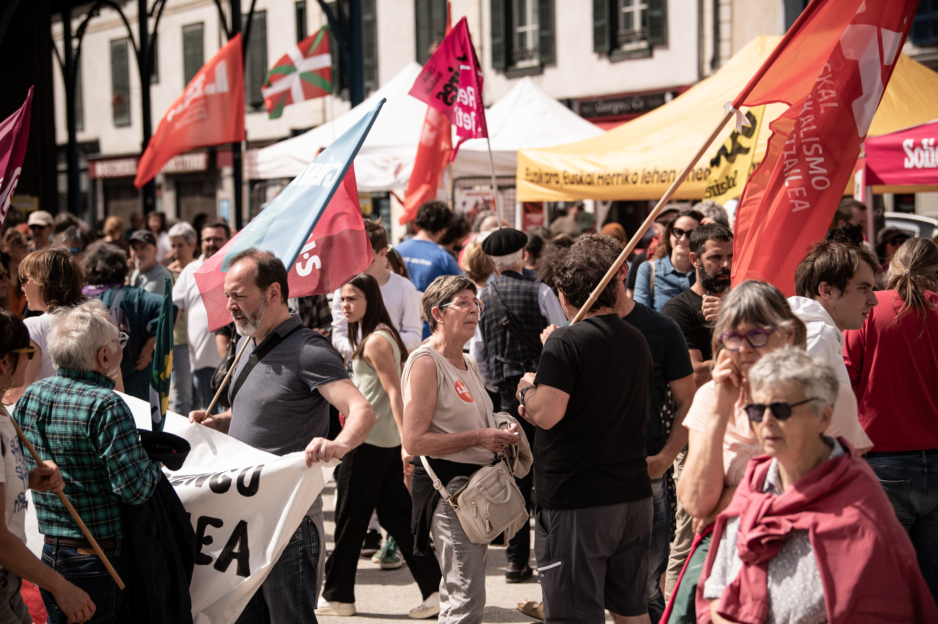 Maiatzaren Leheneko Baionako iazko mobilizazioa. PATXI BELTZAIZ