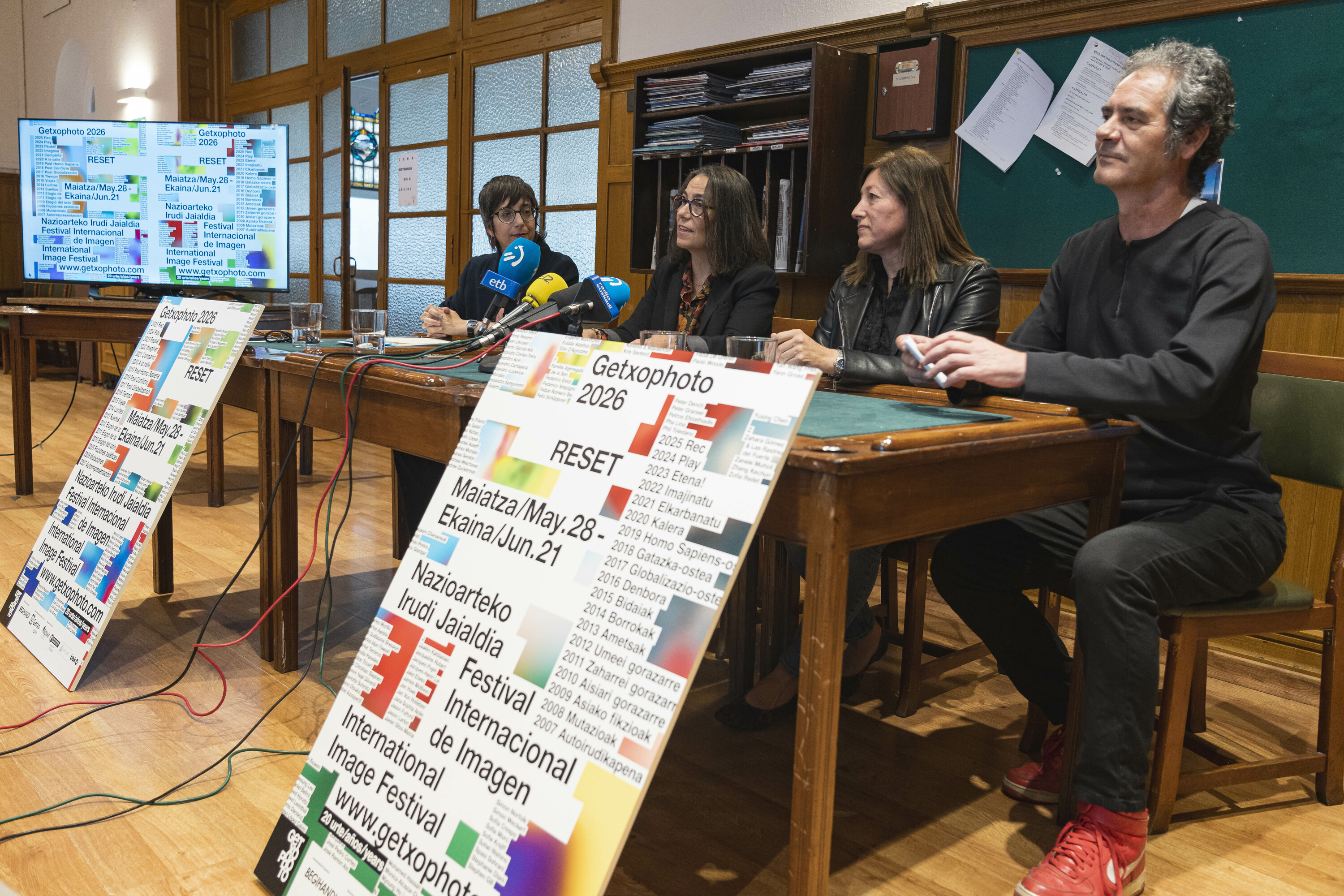 2026ko Getxophoto jaialdiaren aurkezpena gaur, Getxon. ARITZ LOIOLA / FOKU