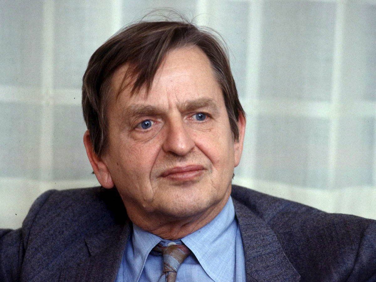 Olof Palme Suediako lehen ministroa, 1985ean. TOBBE GUSTAVSSON / EFE