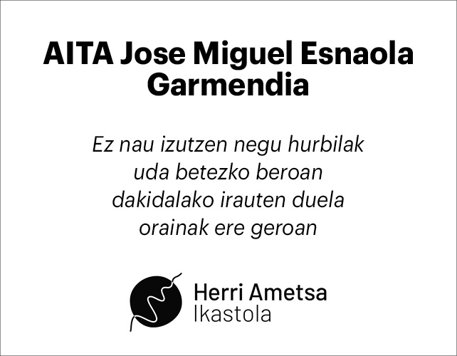 Jose Miguel Esnaola (Herri Ametsa) 2x2