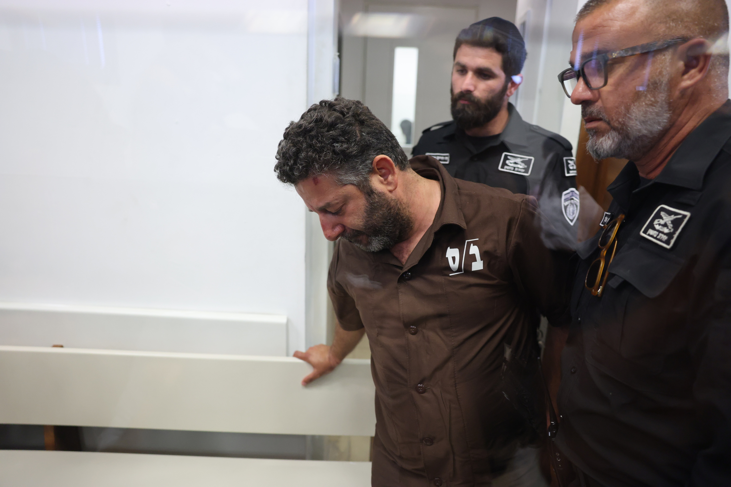 Saif Abu Kexek flotillako kidea, herenegun, Israelgo Ashkelon hiriko auzitegi batean. ABIR SULTAN / EFE