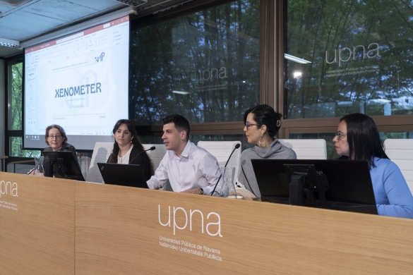 (ID_16028647) (Iñigo Uriz/@FOKU) 2026-04-29, Iruñea. Xenometer: Adimen artifiziala xenofobiaren kontra NUPean