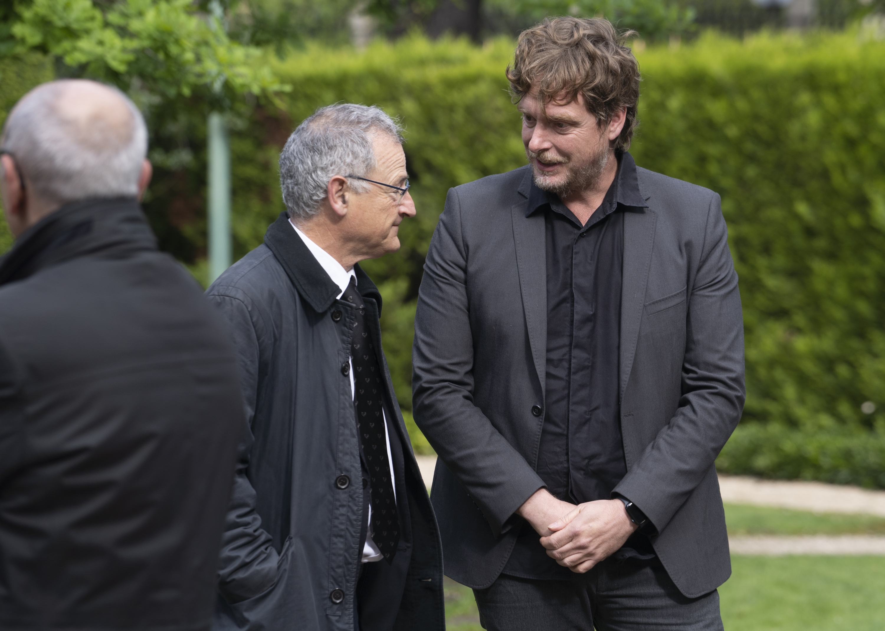 EHUko errektore Joxe Ramon Bengoetxea eta Maiorga Ramirez. RAUL BOGAJO / FOKU