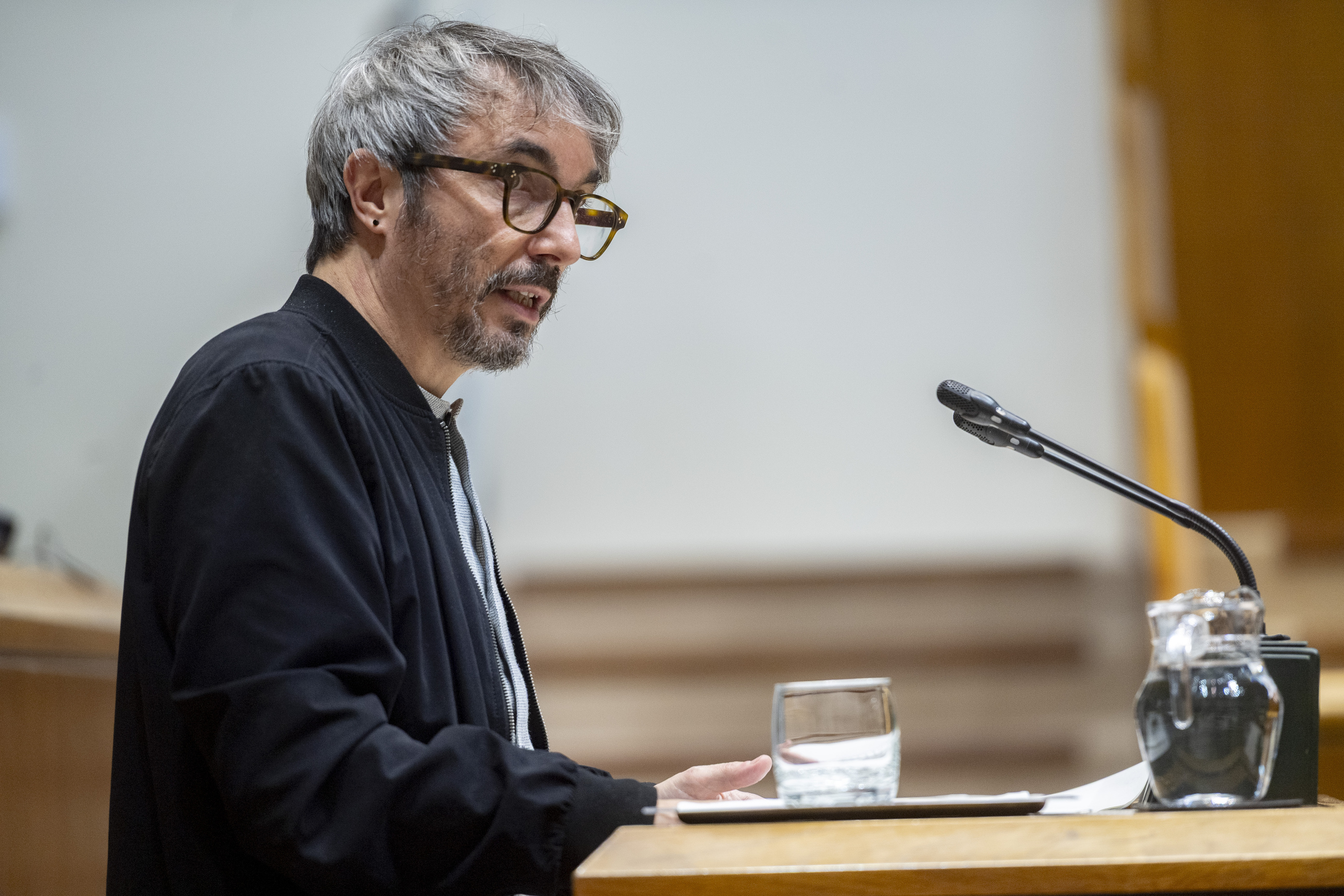 Josu Aztiria EH Bilduko legebiltzarkidea, artxiboko irudi batean. JAIZKI FONTANEDA / FOKU