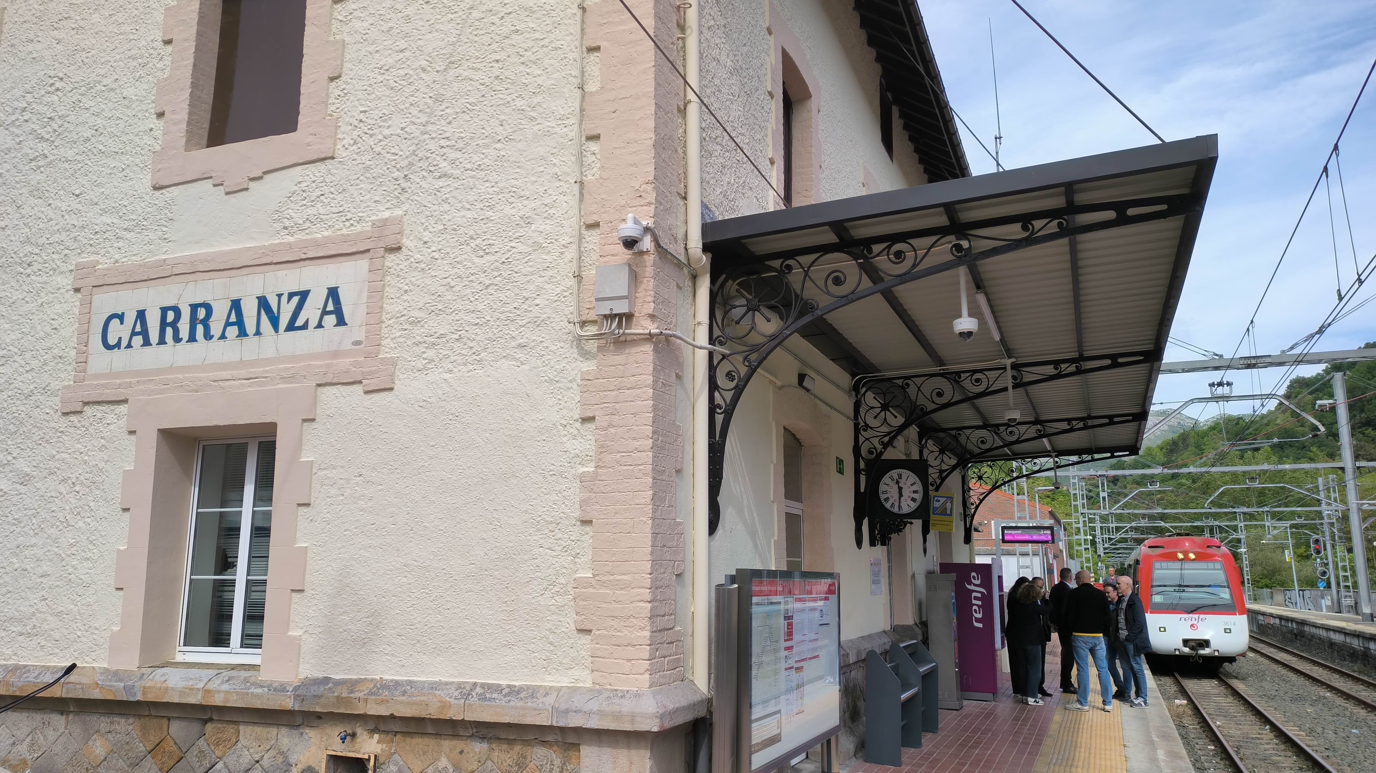 Karrantzako tren geltokia, gaur. BERRIA