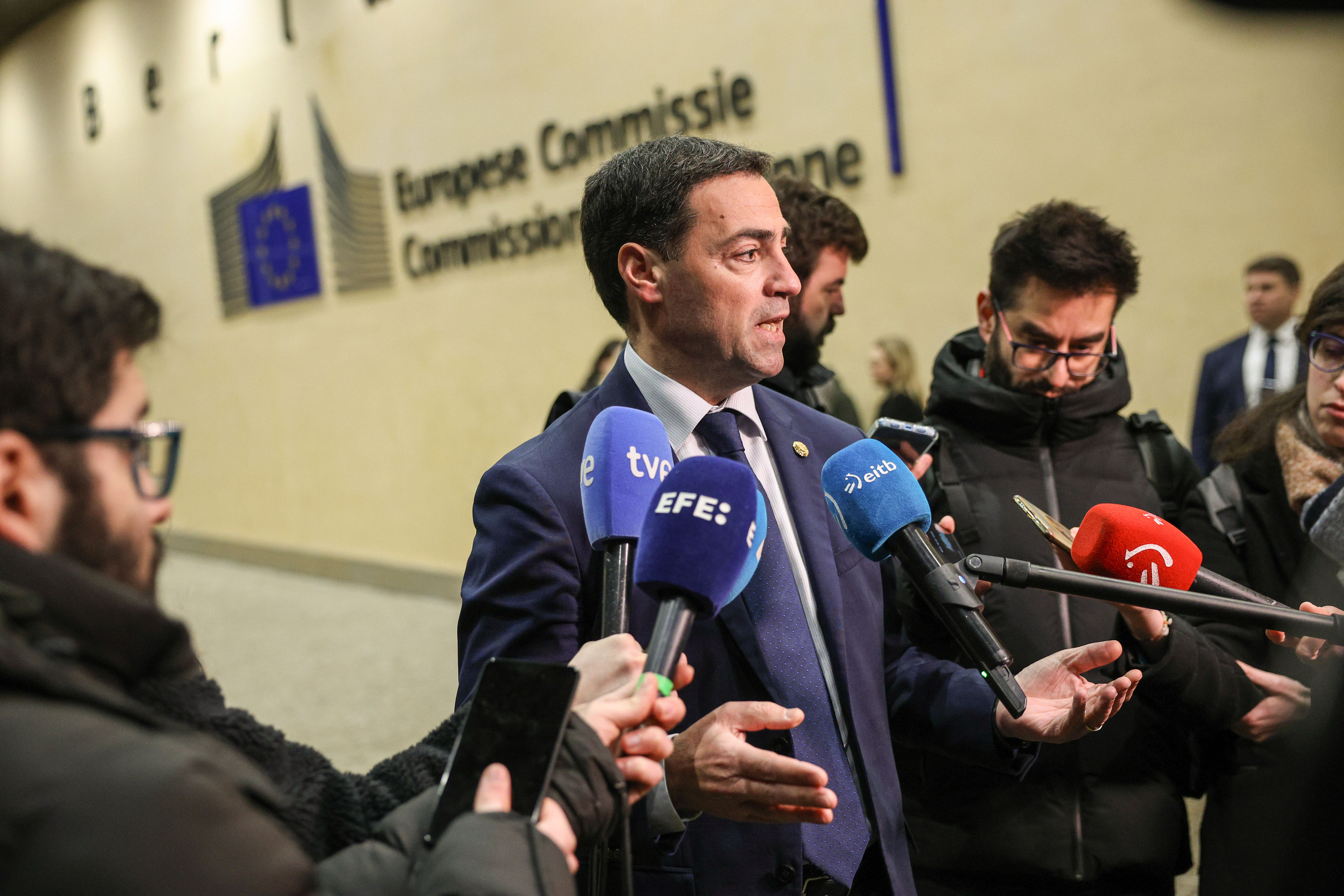 Imanol Pradales Bruselan, artxiboko irudi batean. PABLO GARRIGOS / EFE