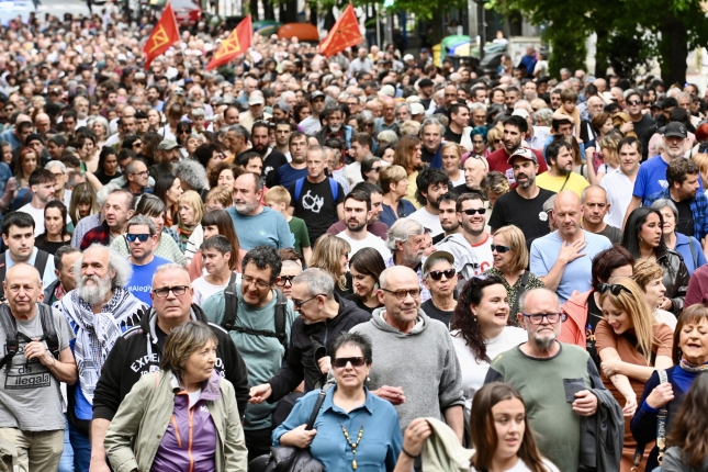 (ID_16059327) (Mikel Martinez de Trespuentes/@FOKU) 2026-05-09, Bilbo. ELAk, LABek eta Steilasek antolatuta,manifestazioa egungo ol...