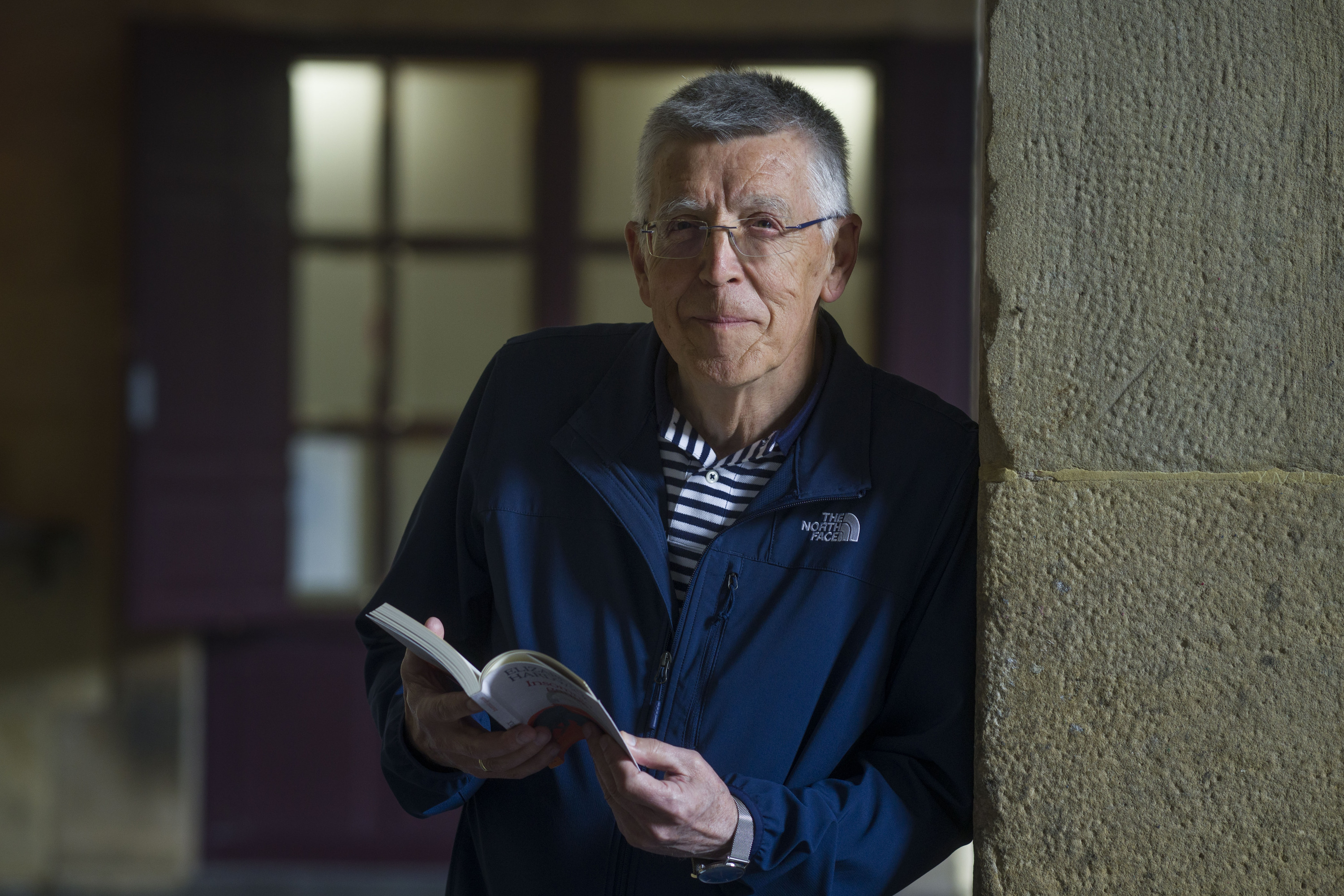 Joxe Mari Berasategi itzultzailea, gaur Donostian. JON URBE / FOKU