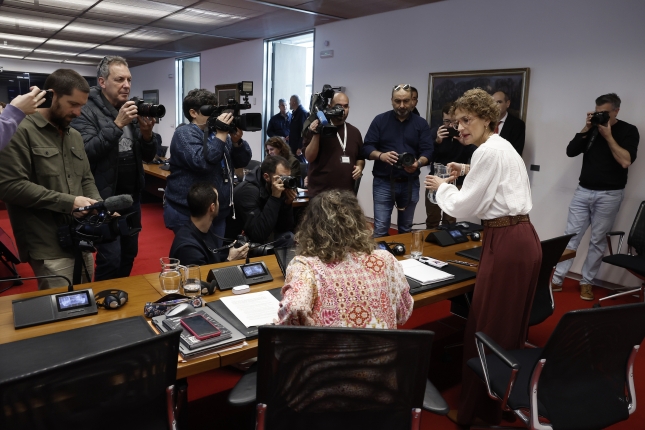Ikusmina piztu du Txibiteren agerraldiak. JESUS DIGES / EFE
