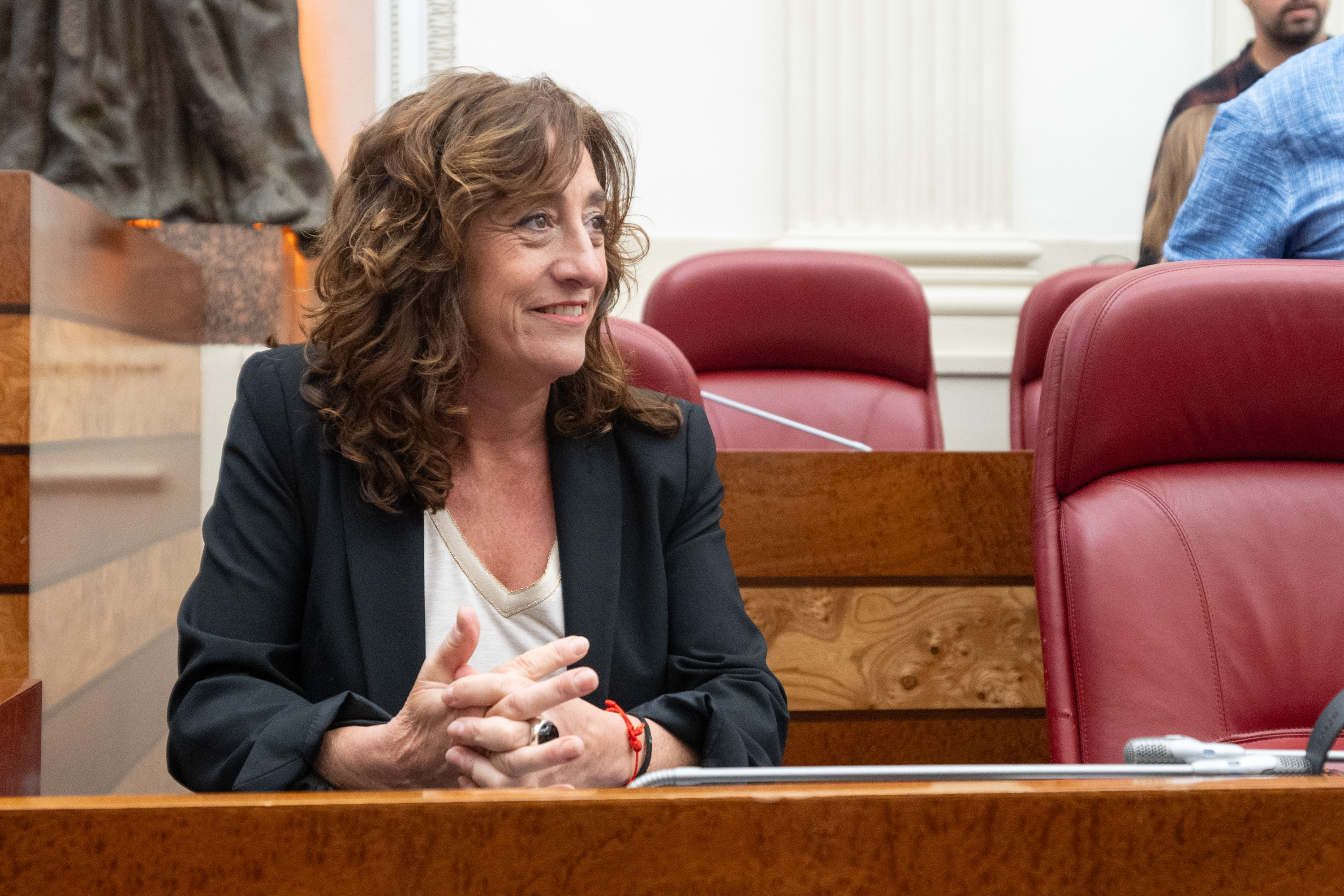 Eva Lopez de Arroaibe, EH Bilduren bozeramailea, artxiboko irudi batean. ENDIKA PORTILLO / FOKU