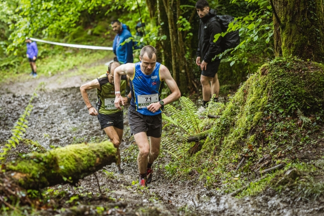 Stian Angermund korrikalari norvegiarra, 2026ko Zegama-Aizkorriko kilometro bertikaleko irabazlea
