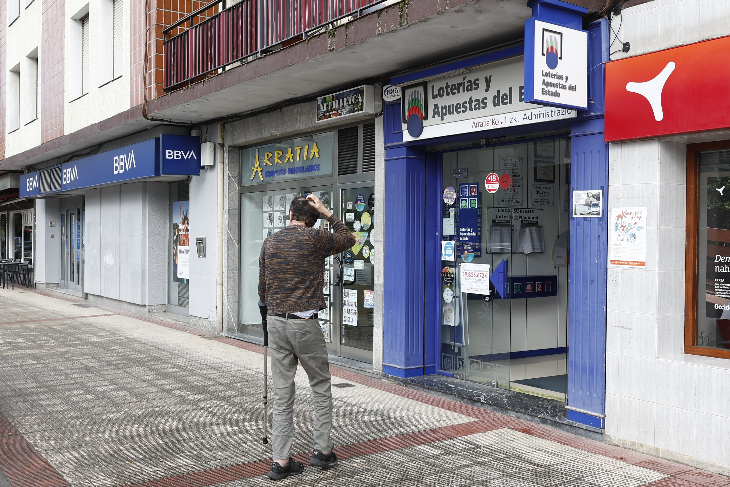 Igorreko loteria denda. MIGUEL TOÑA / EFE