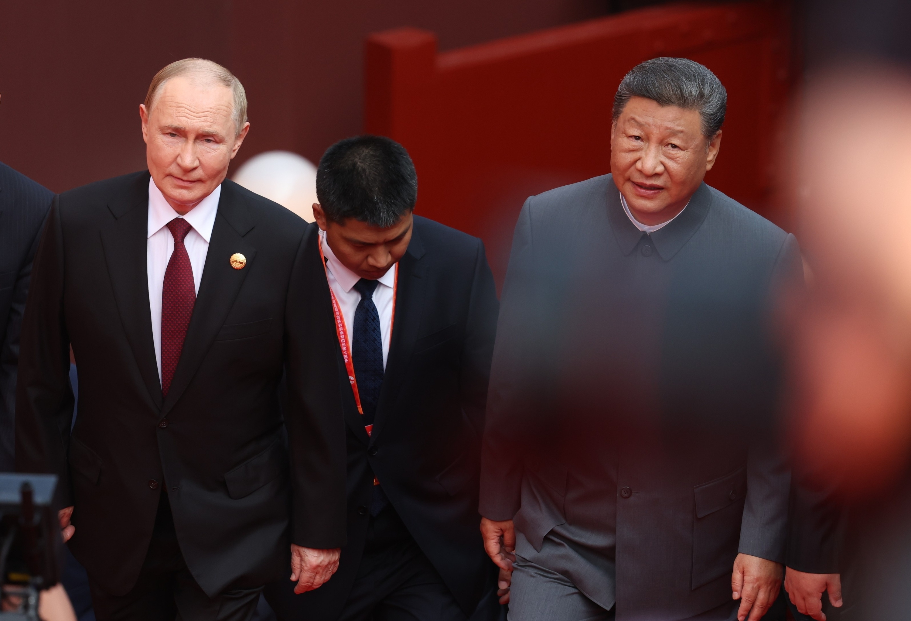 Putin eta Xi, iazko irailean, Pekinen. ALEXANDER KAZAKOV / EFE
