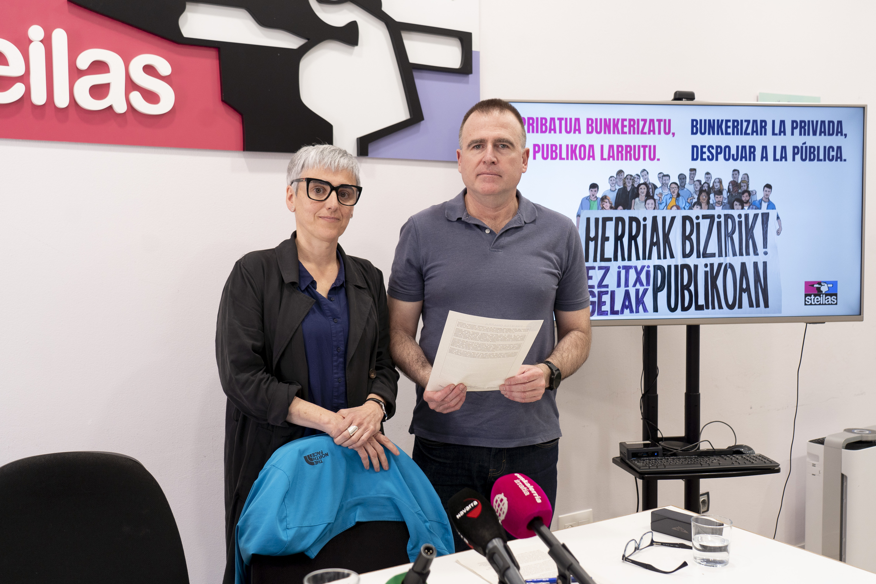 Steilasek uste du UPNren legeak hezkuntza pribatua «bunkerizatuko» duela, publikoaren kaltetan Steilasek uste du UPNren legeak hezkuntza pribatua «bunkerizatuko» duela, publikoaren kaltetan