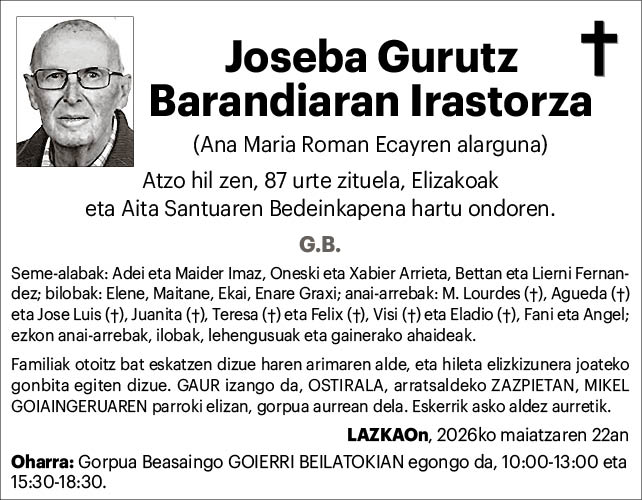 joseba gurutz