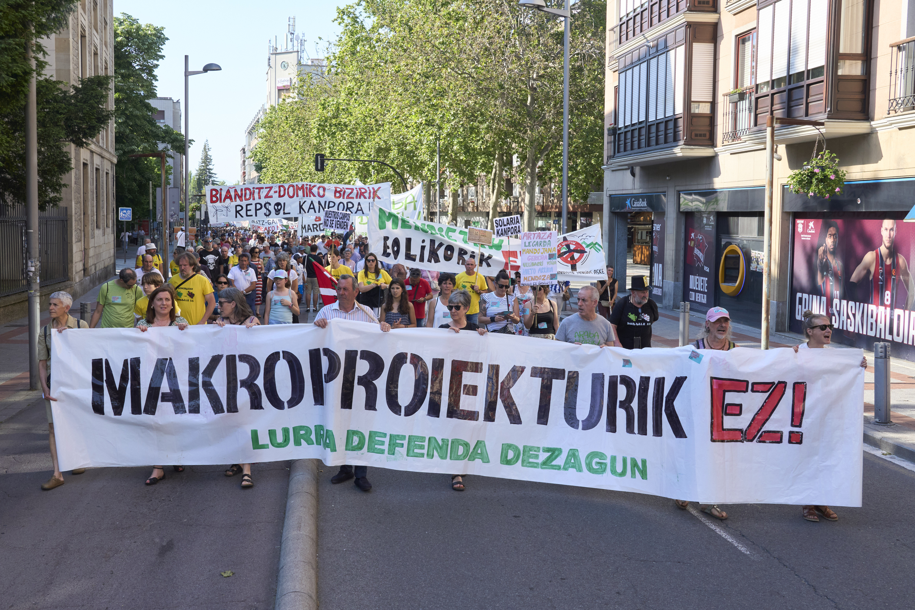 Manifestazioa, gaur, Gasteizen. ENDIKA PORTILLO / FOKU
