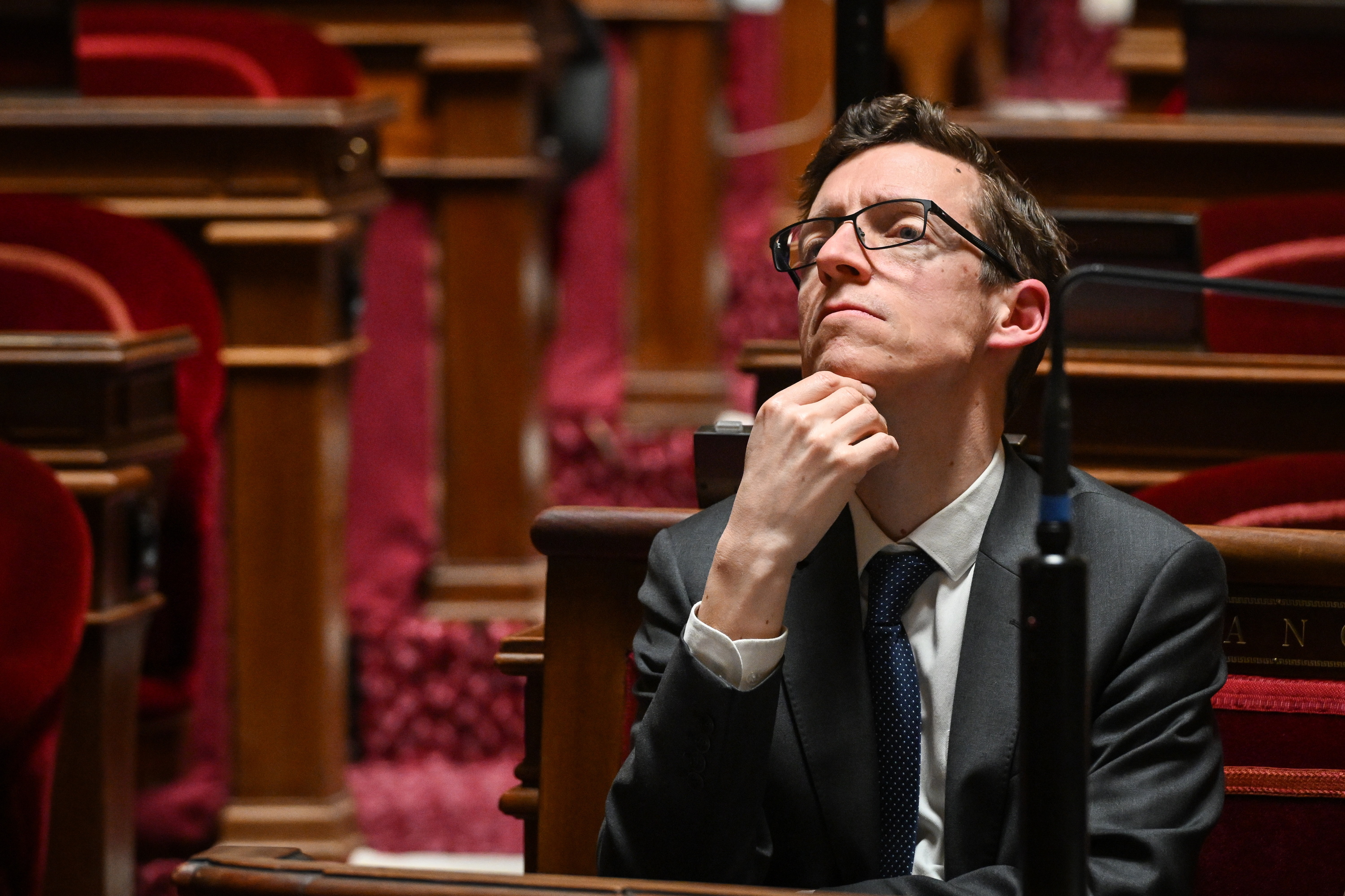 Edouard Geffray Frantziako Hezkuntza ministroa, artxiboko irudian. FIRAS ABDULLAH / EFE
