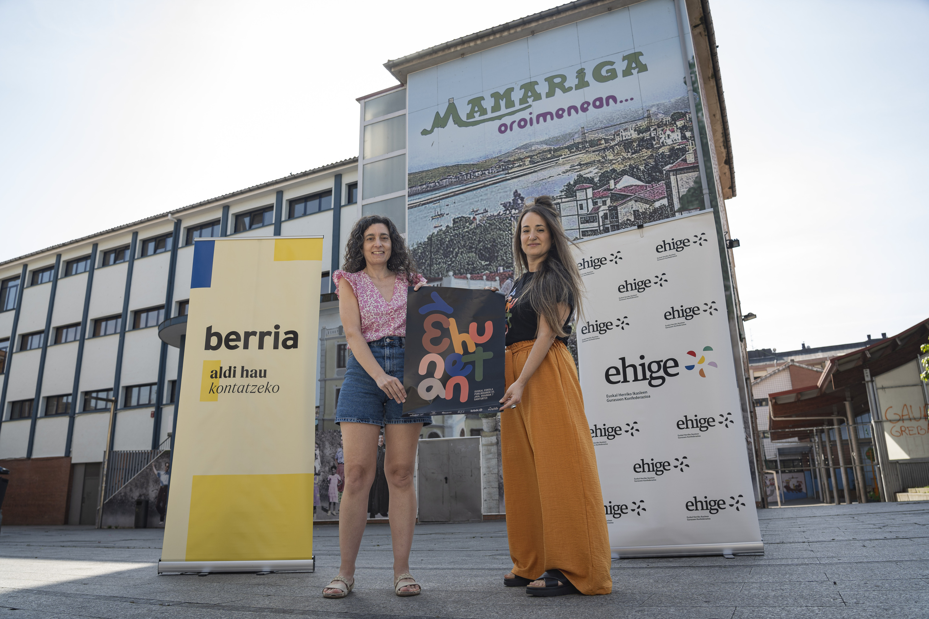 BERRIAko eta EHIGEko ordezkariak. ARITZ LOIOLA / FOKU