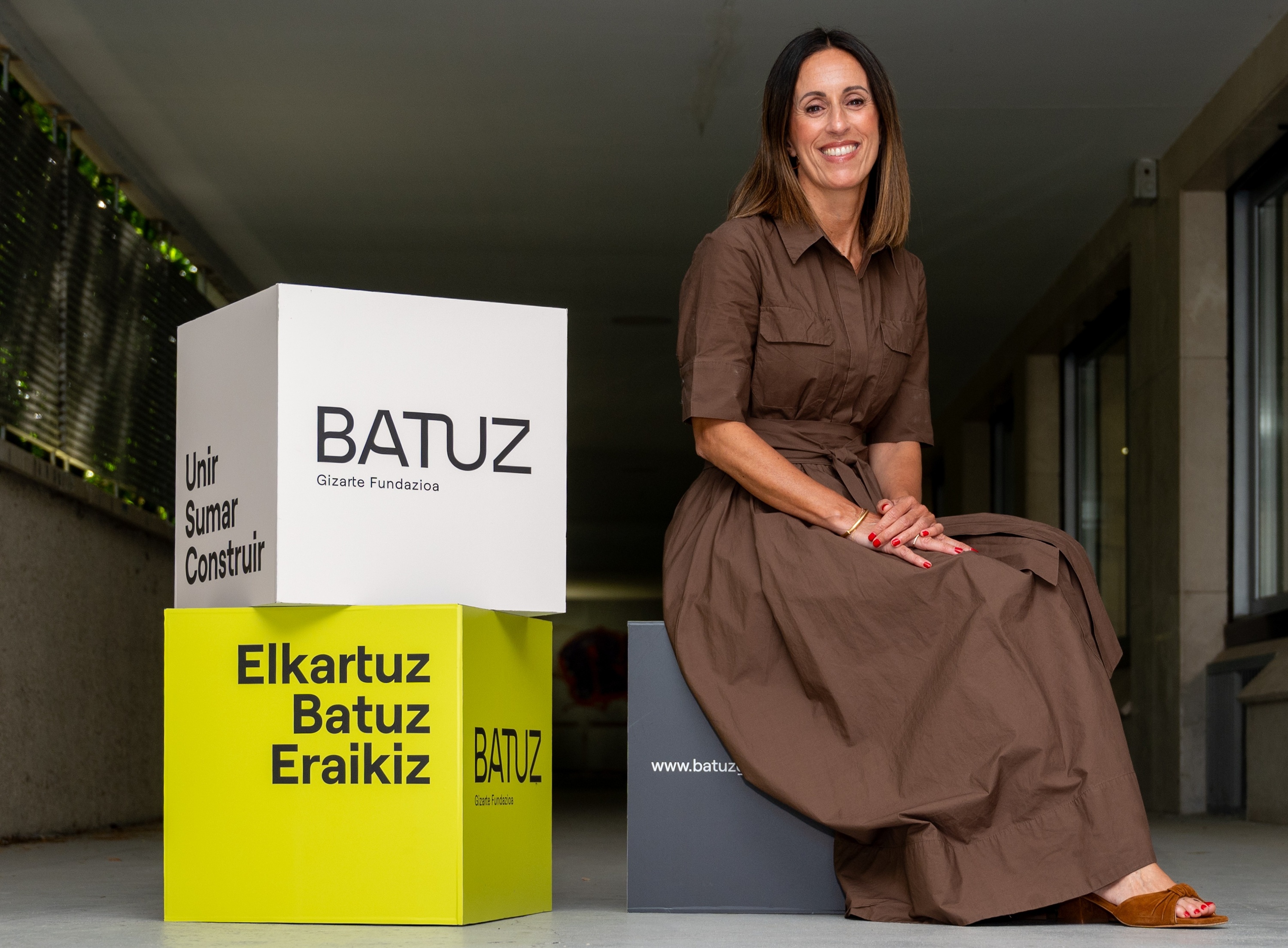 Aitziber Zubillaga Batuz Gizarte Fundazioko zuzendaria, astelehenean, Donostian. GORKA RUBIO / FOKU