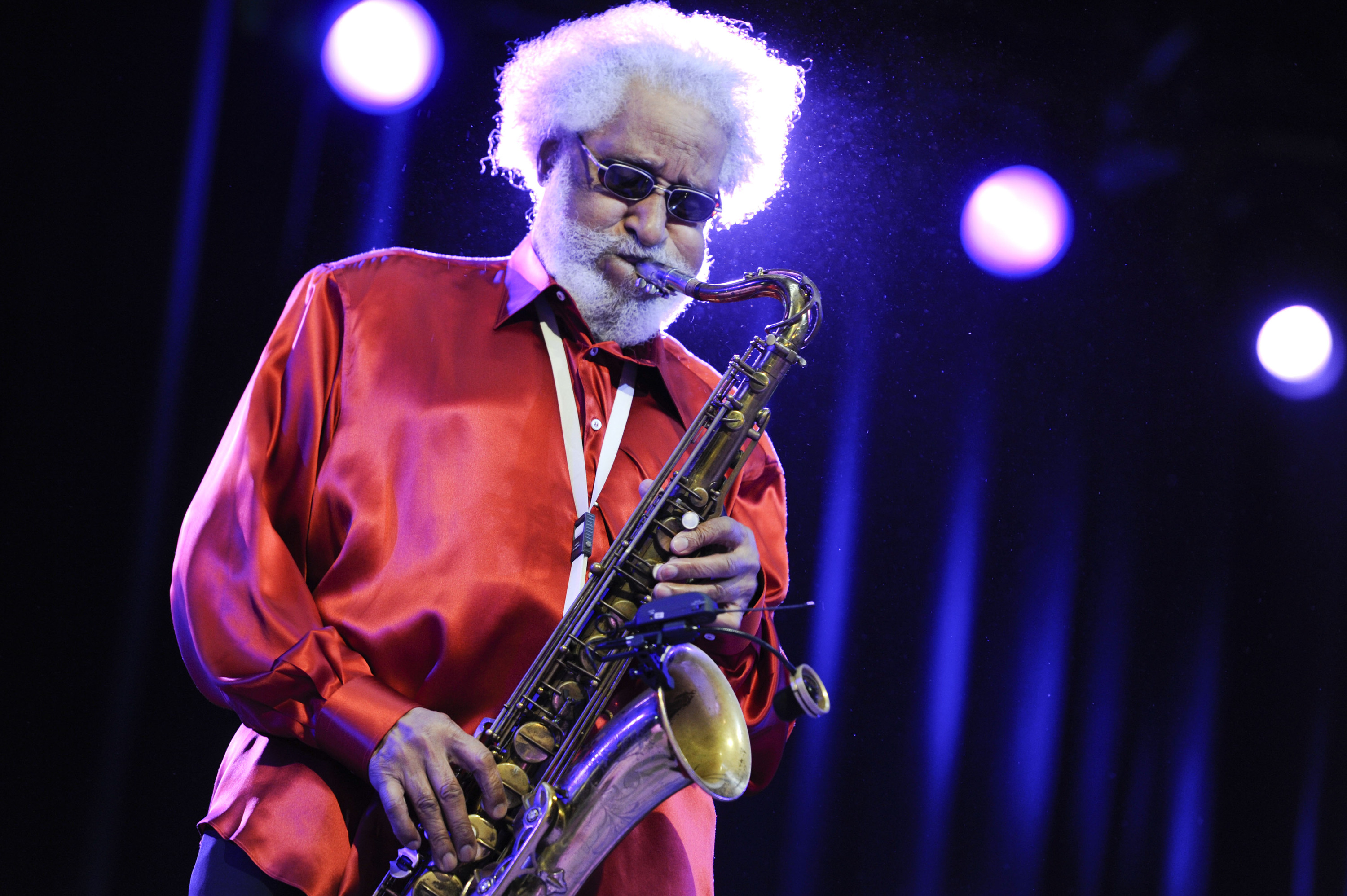 Sonny Rollins saxo jotzailea, Gasteizko Jazzaldian, 2012an. IÑIGO URIZ / FOKU