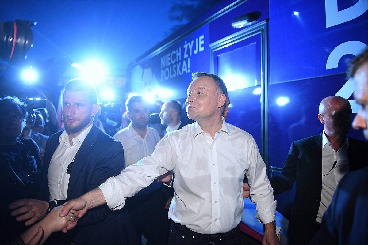 Andrezj Duda, Legea eta Justizia alderdiko presidentegaia. RADEK PIETRUSZKA, EFE