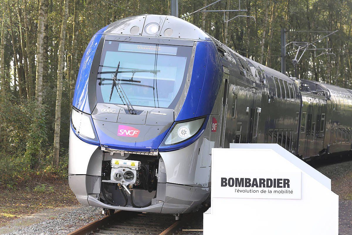 Bombardier etxeko tren bat. SAMUEL DOTHE / EFE