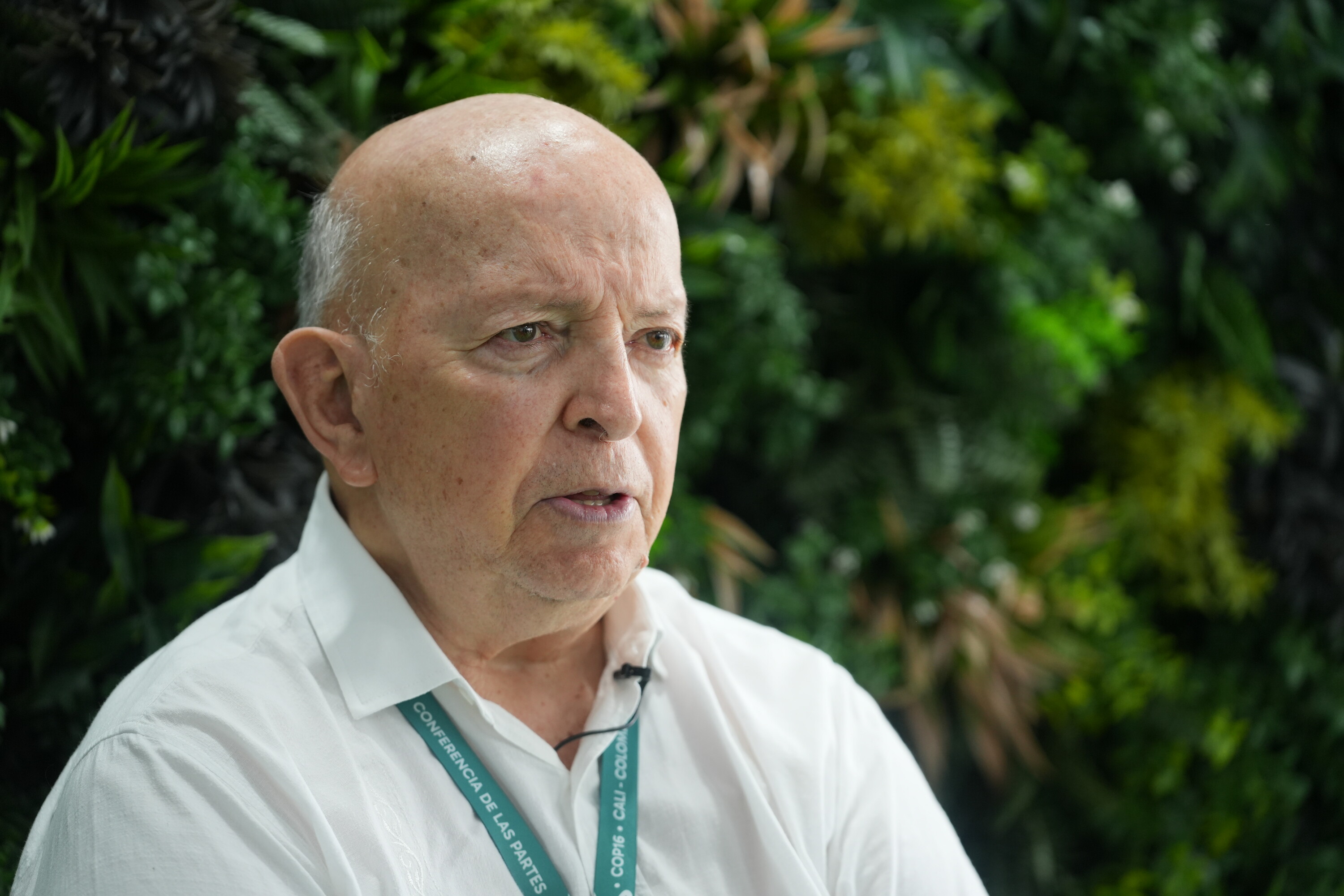 Otty Patiño Bakearen Aldeko mandatari aholkularia, atxiboko irudi batean. ERNESTO GUZMAN / EFE