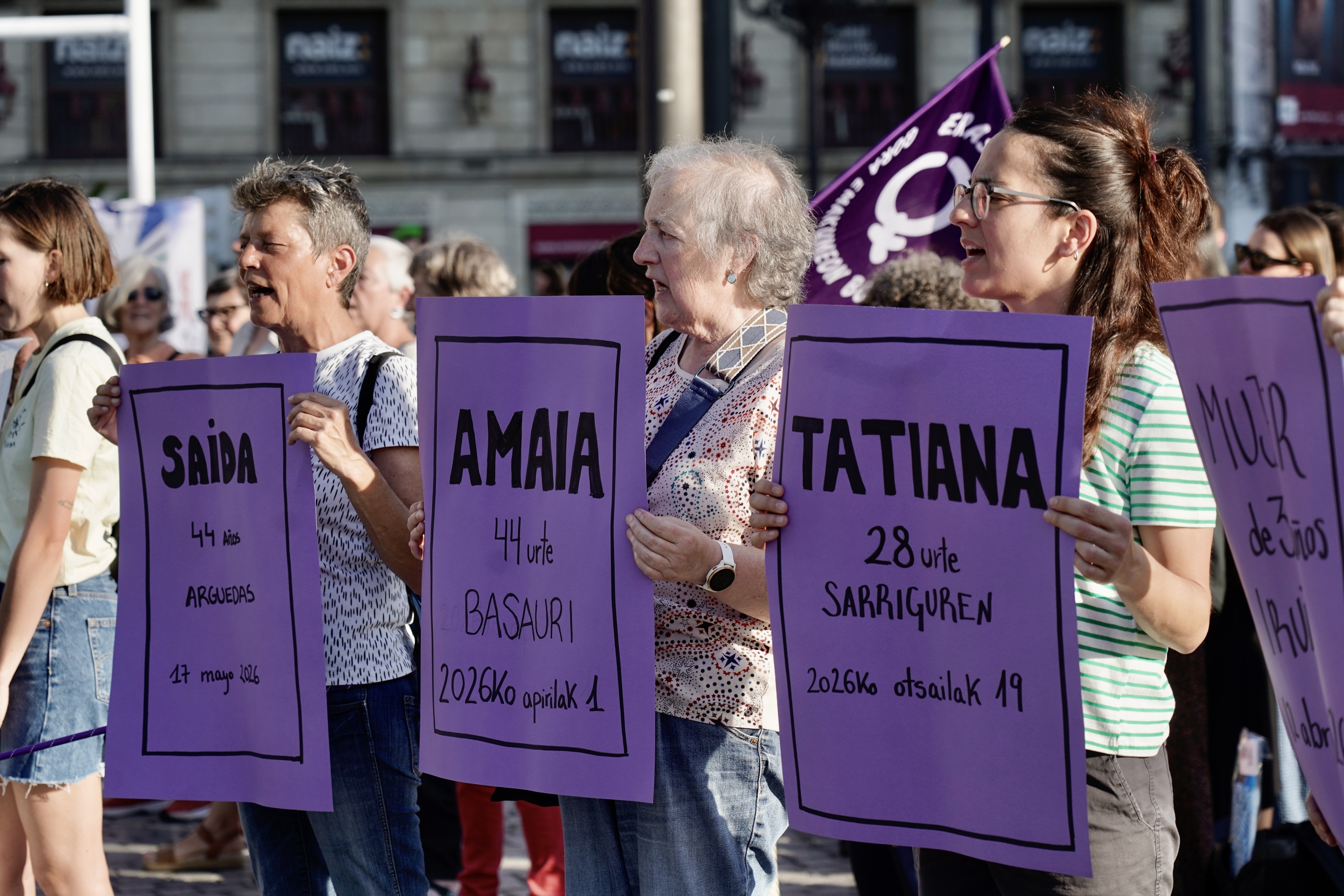 Mugimendu feministaren elkarretaratzea joan den astean, Bilbon. MARISOL RAMIREZ / FOKU