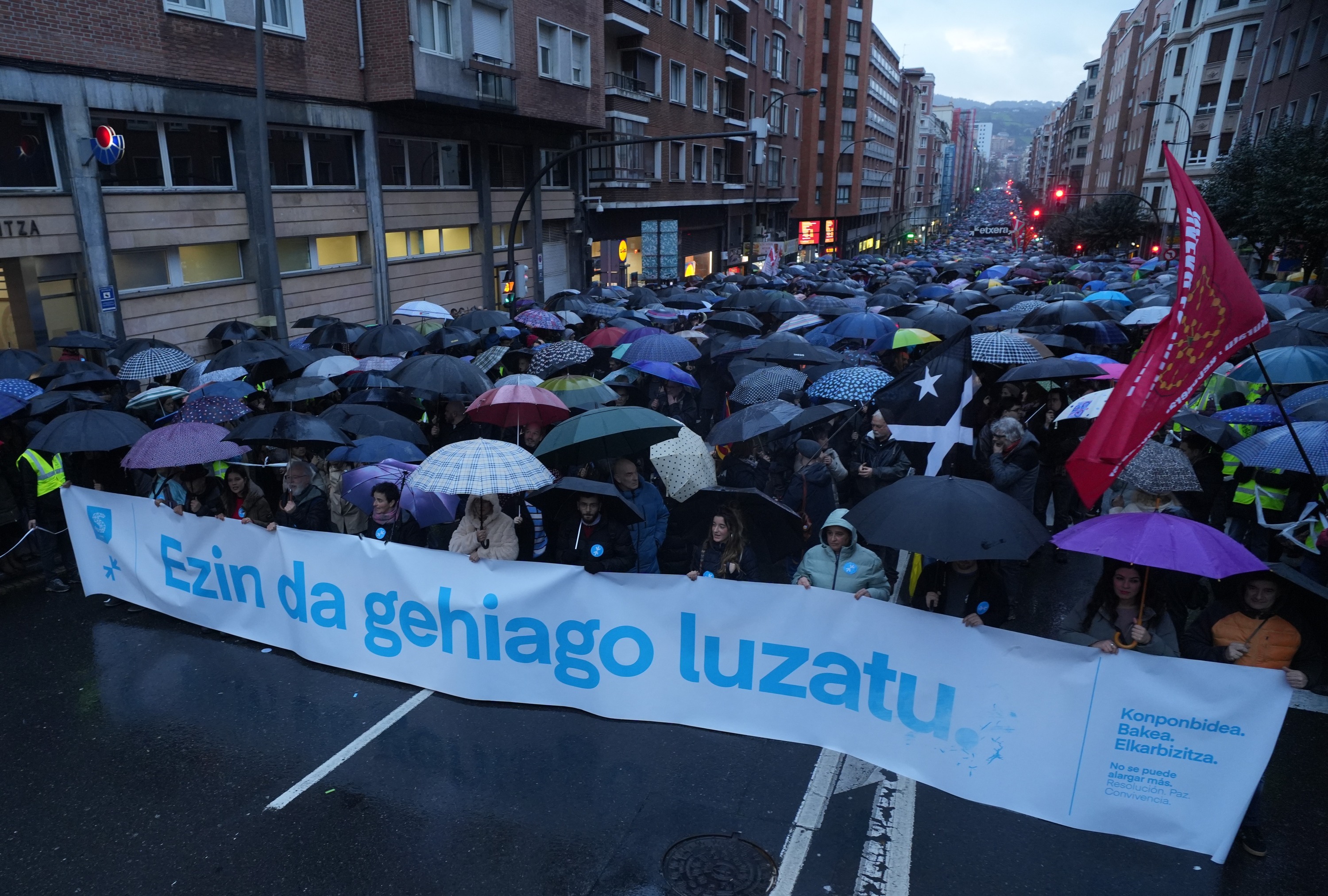 Urtarrilean Bilbon egindako manifestazioa. JON URBE / FOKU