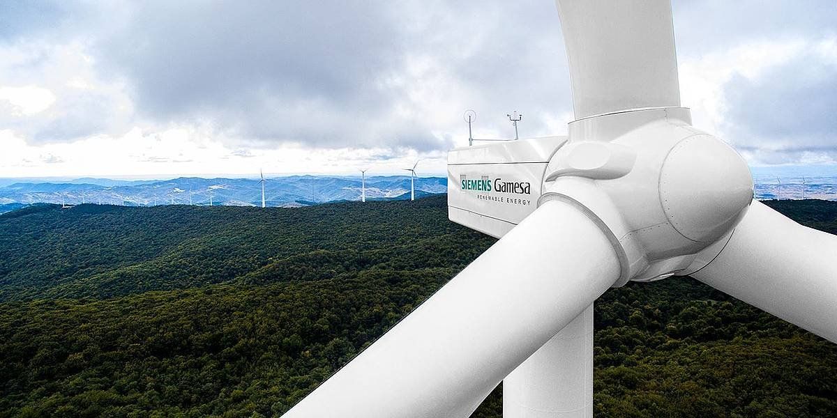 Siemens Gamesaren errota eoliko bat. BERRIA