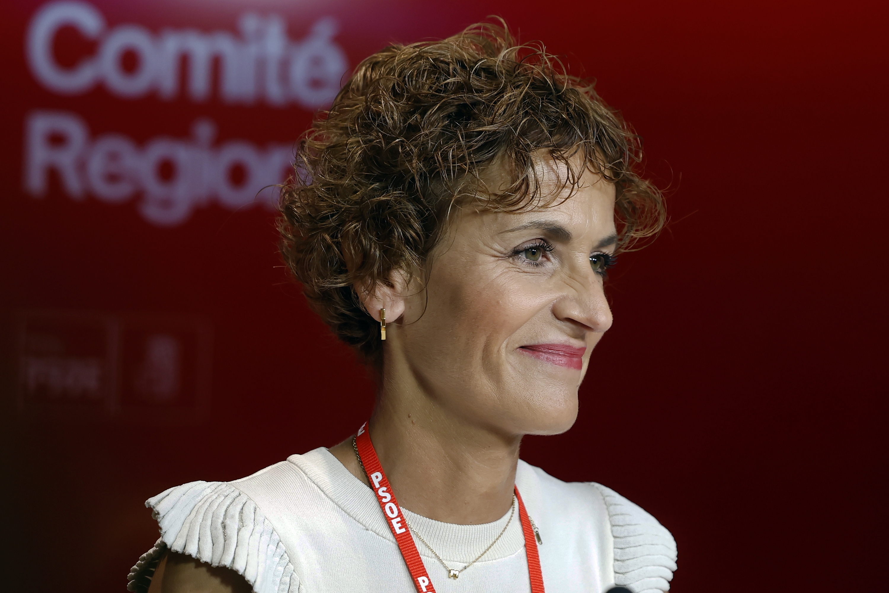 Maria Txibite, gaur, PSNren Lurralde Batzarrean. JESUS DIGES / EFE