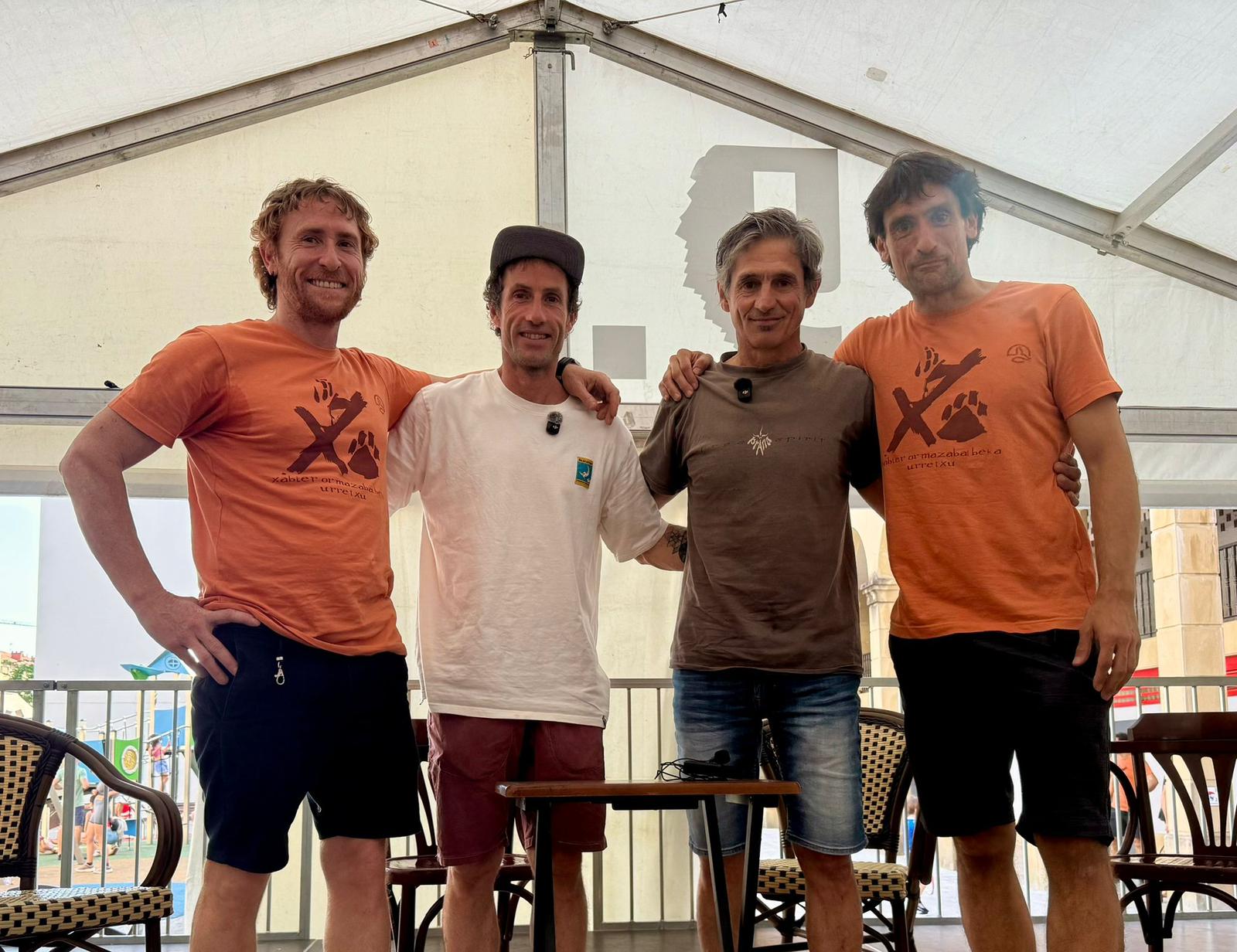 Ioritz Gonzalez Lertxundi, Patxi Usobiaga, Patxi Arozena eta Andoni Ormazabal