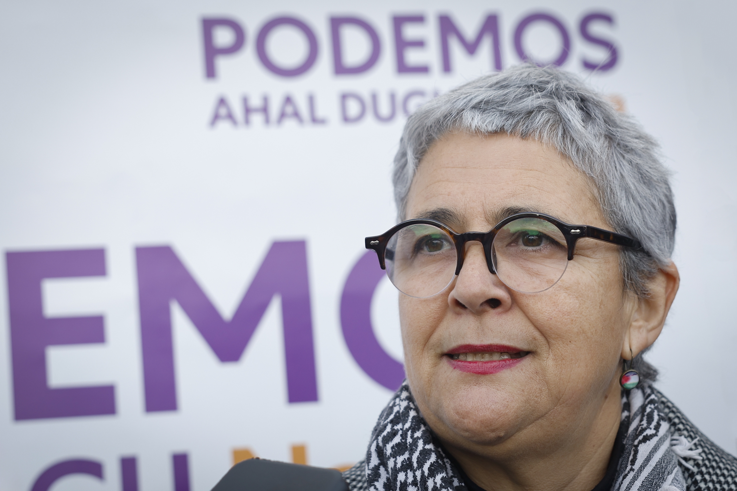 Neniques Roldan, Nafarroako Ahal Dugu-ko koordinatzaile nagusia, artxiboko irudi batean. VILLAR LOPEZ / EFE