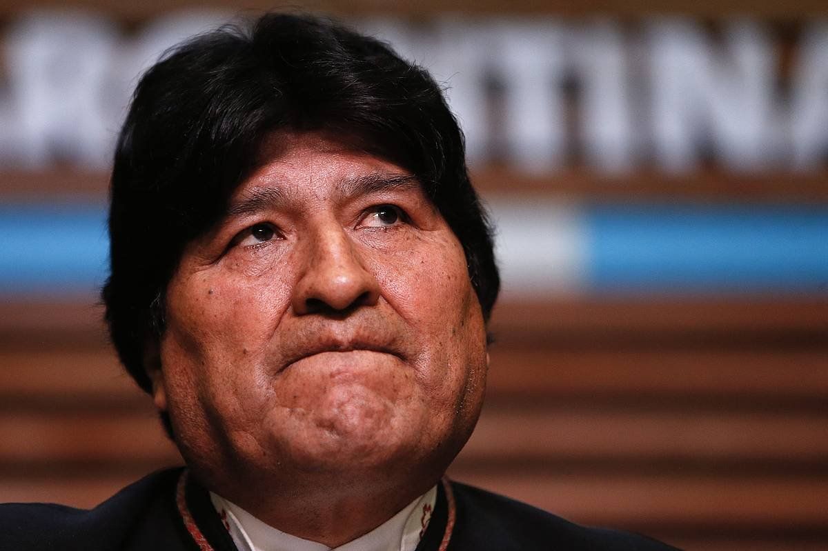 Evo Morales, artxiboko argazki batean. JUAN IGNACIO RONCORONI, EFE