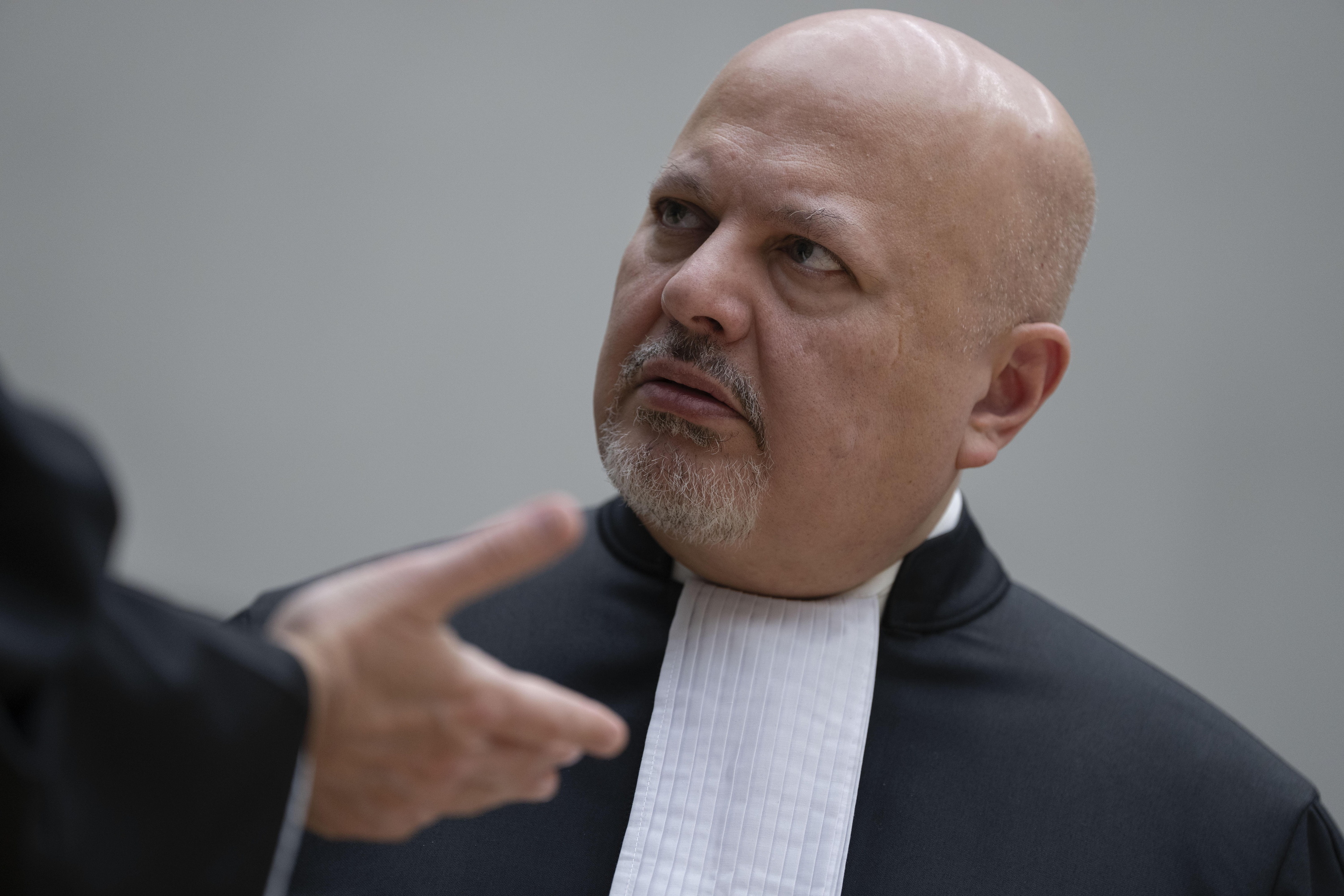 Karim Khan NZAko fiskalburua, iazko martxoan. PETER DEJONG / EFE