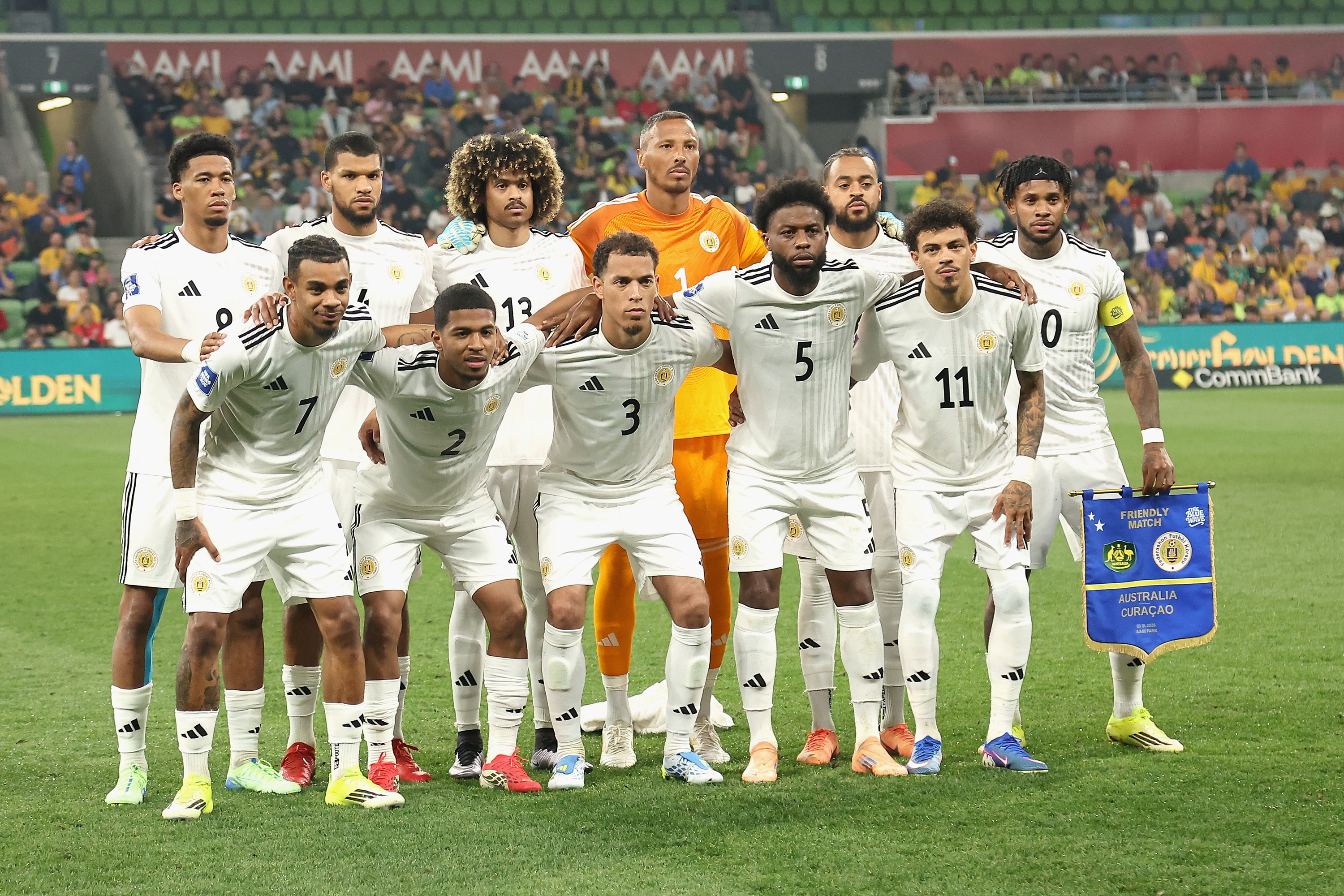 Curaçaoko futbol selekzioa. ROB PREZIOSO / EFE