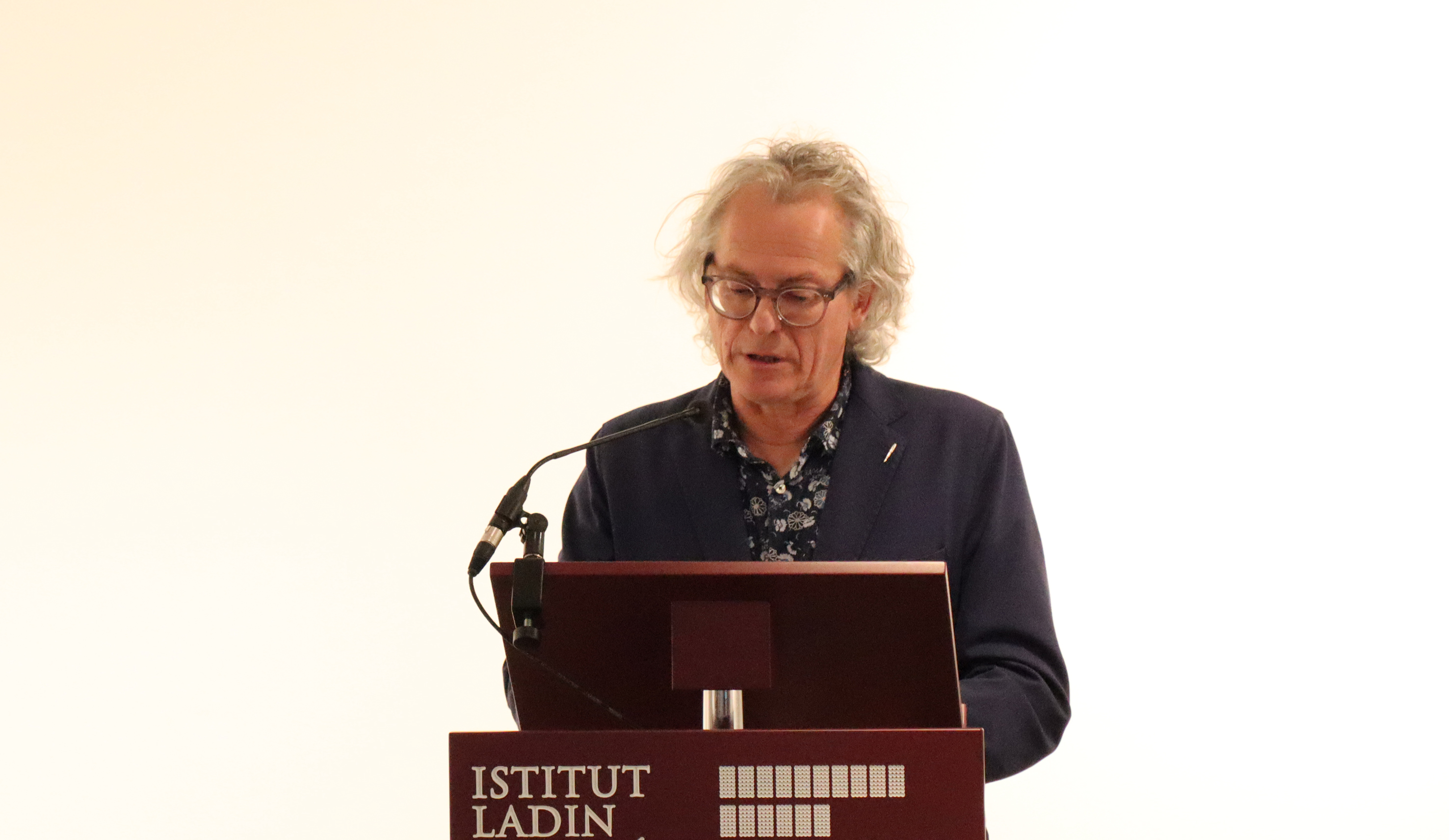 Iaco Rigo 'La Usc di Ladins' aldizkariko erredaktore burua. LA USC DI LADINS