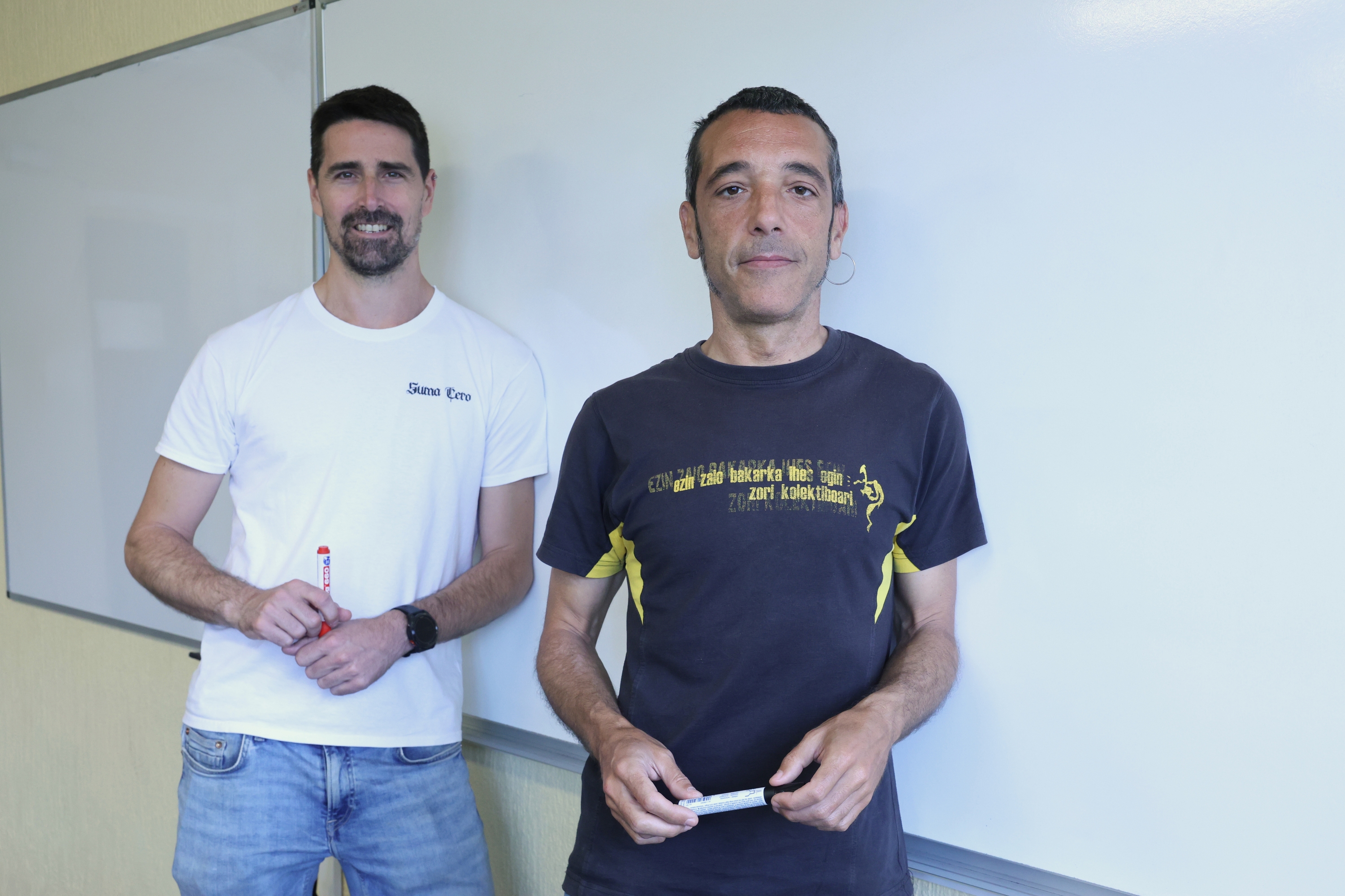 Iker Arostegi eta Ander Serrano. OSKAR MATXIN EDESA / FOKU