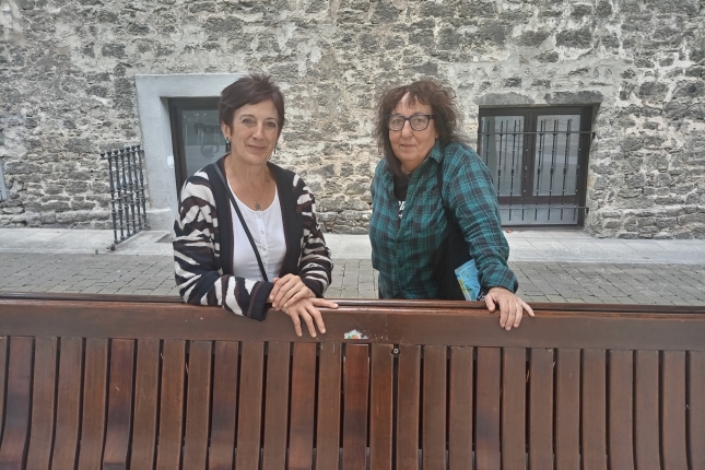Maite Aristegi eta Mila Elorza