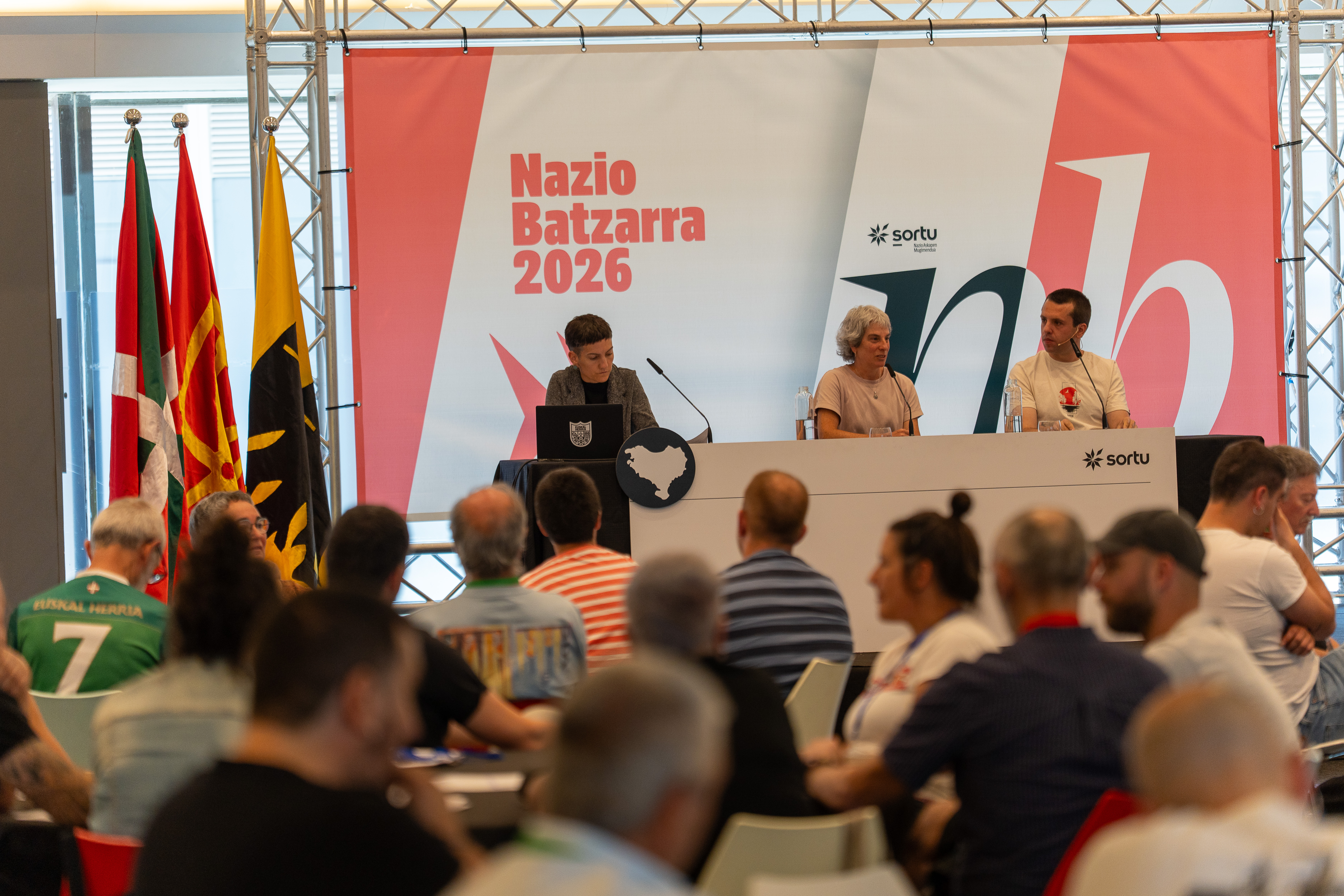 Sorturen Nazio Batzarra, gaur goizean. SORTU
